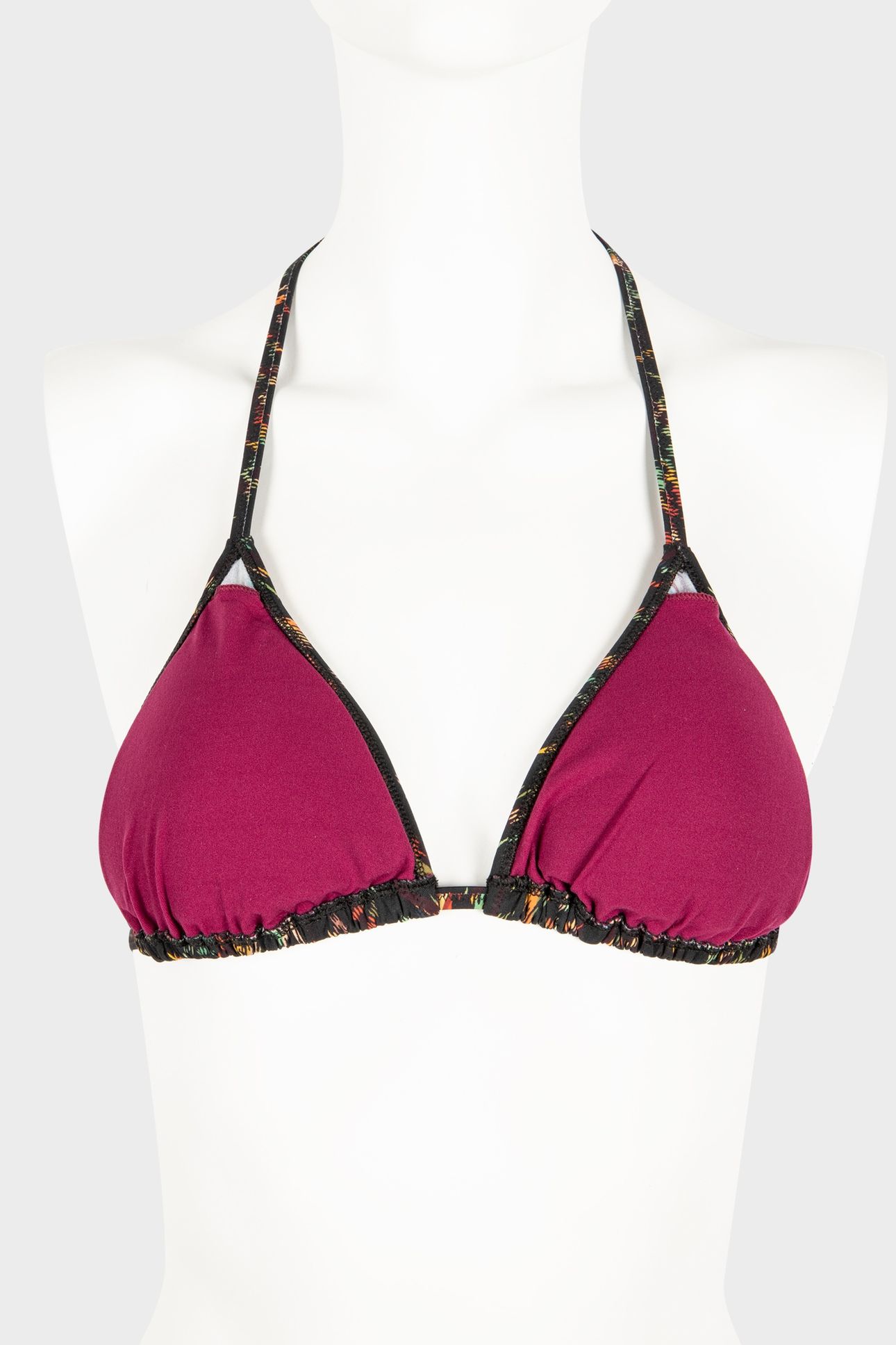 WOMEN BIKINI TOP TRIANGLE BLACK 5