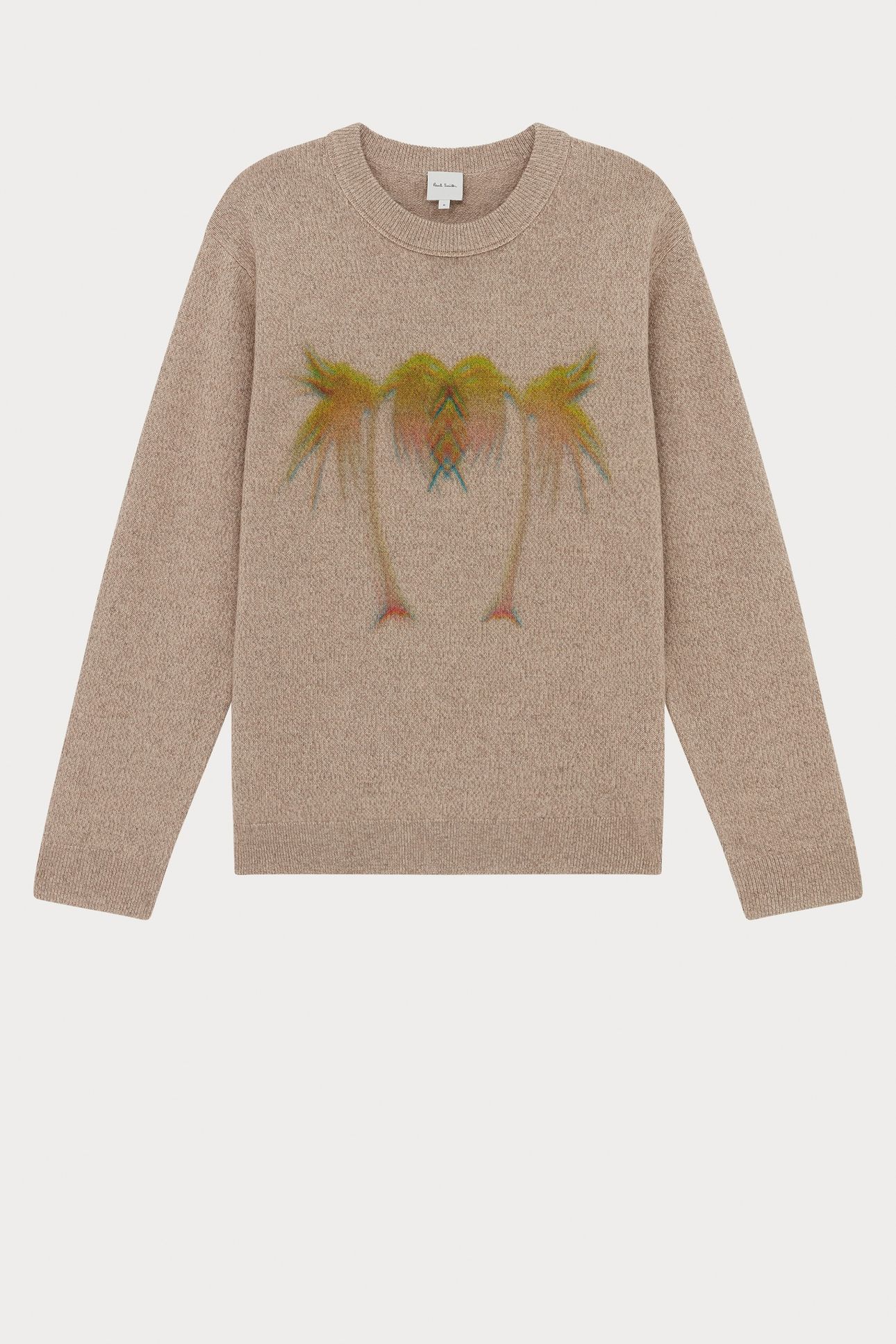 MENS SWEATER CREW NECK LIGHT BEIGE 6