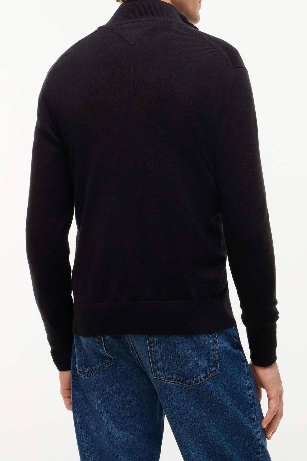 PIMA COTTON CASHMERE SWEATER BLACK 2