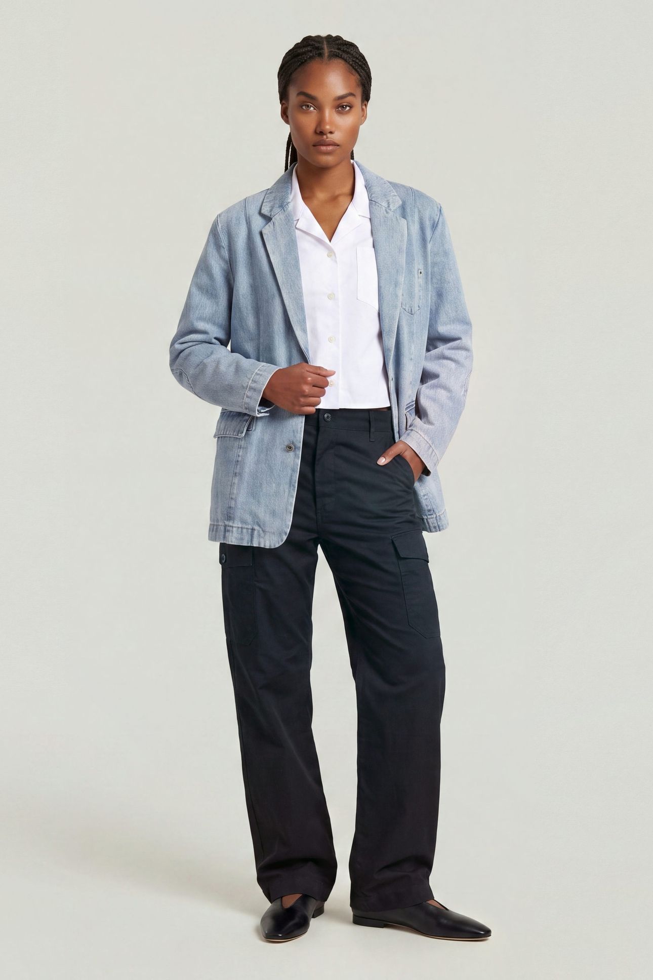 REGULAR CARGO PANT BLACK 3