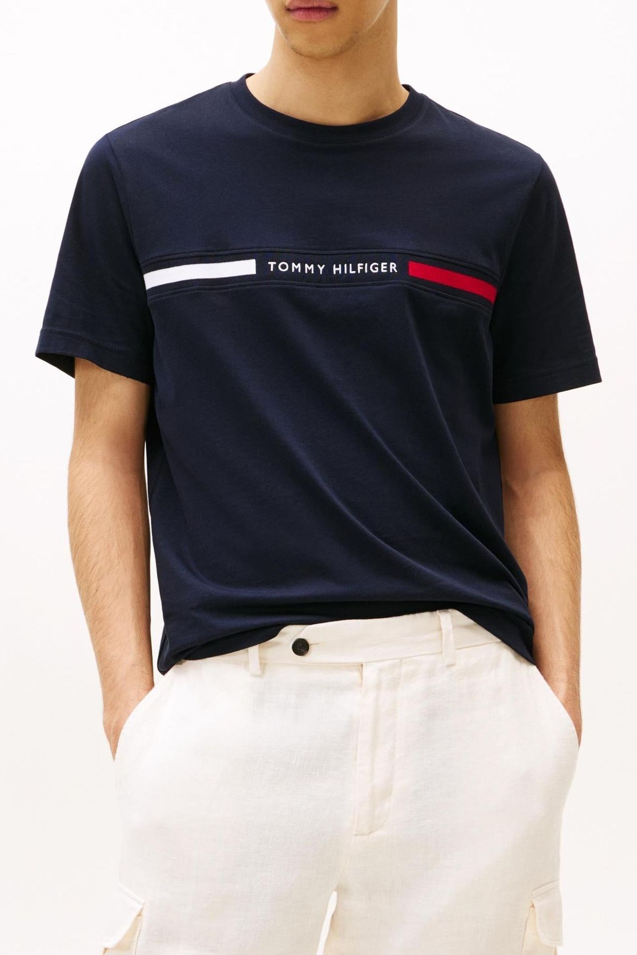 HILFIGER CHEST INSERT NAVY BLUE 1