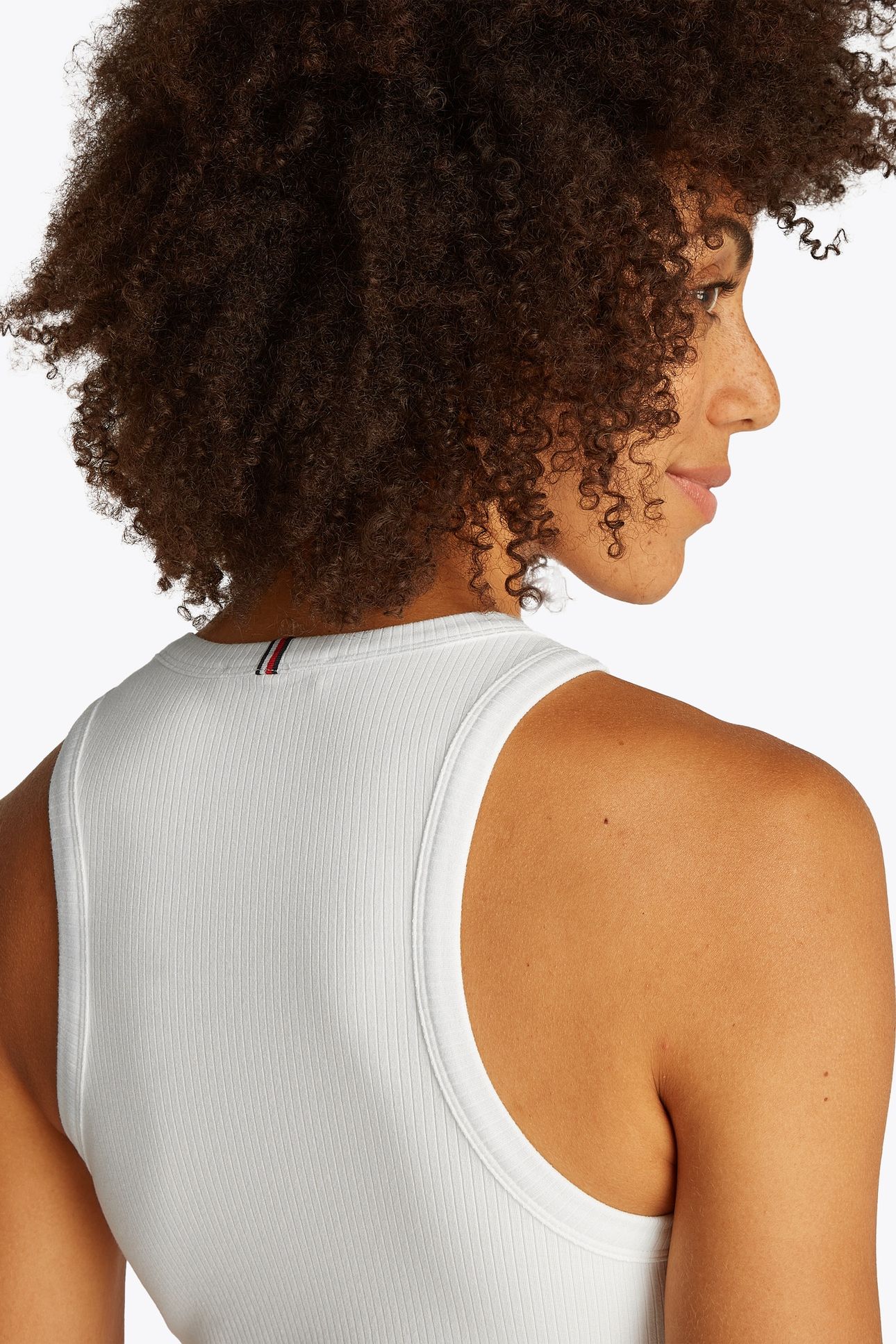 SLIM 5X2 RIB TANK TOP ECRU 6