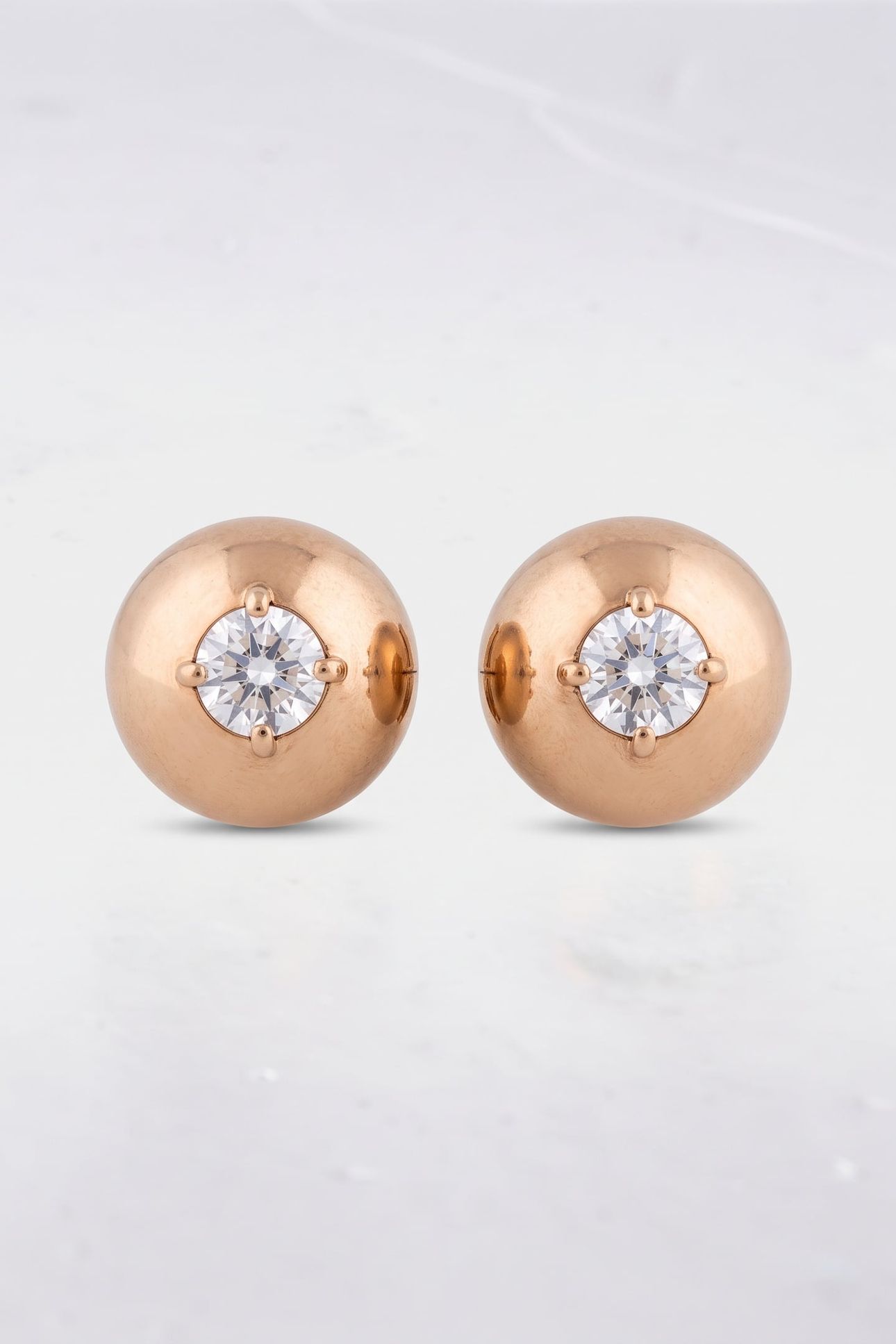 RESONANCE GLOW OHRRINGE ROSEGOLD 2