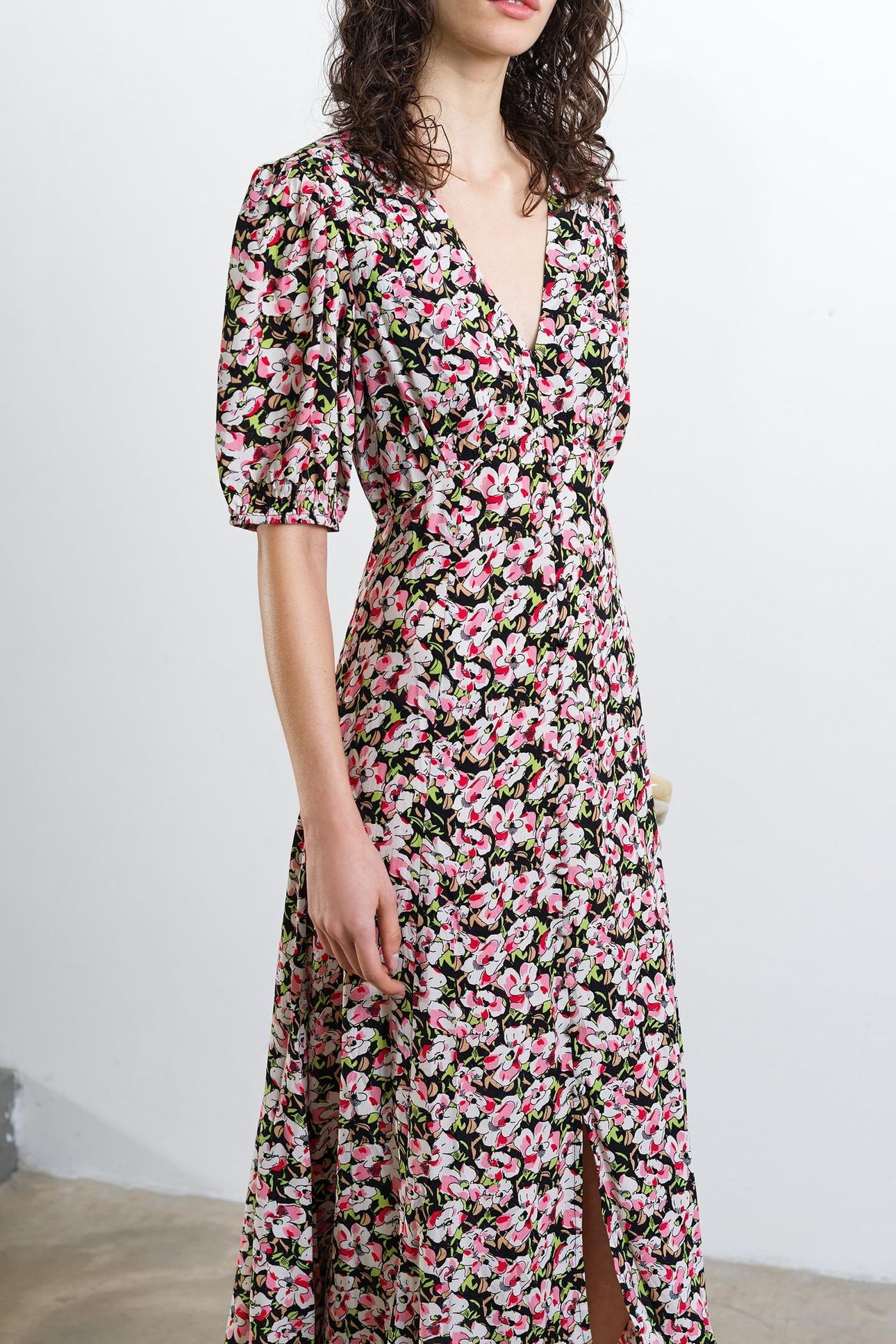 MOLLY LIZZIE TEA DRESS MULTI 3