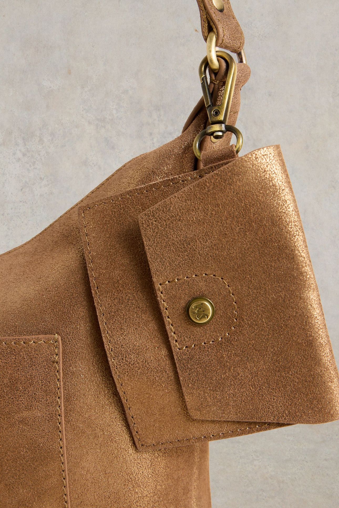 FERN LEATHER CROSSBODY MIXED METALLIC 3