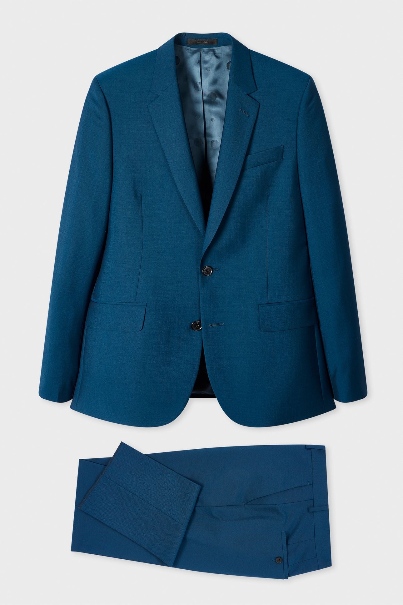 MENS TAILORED FIT 2 BUTTON SUIT NAVY 1