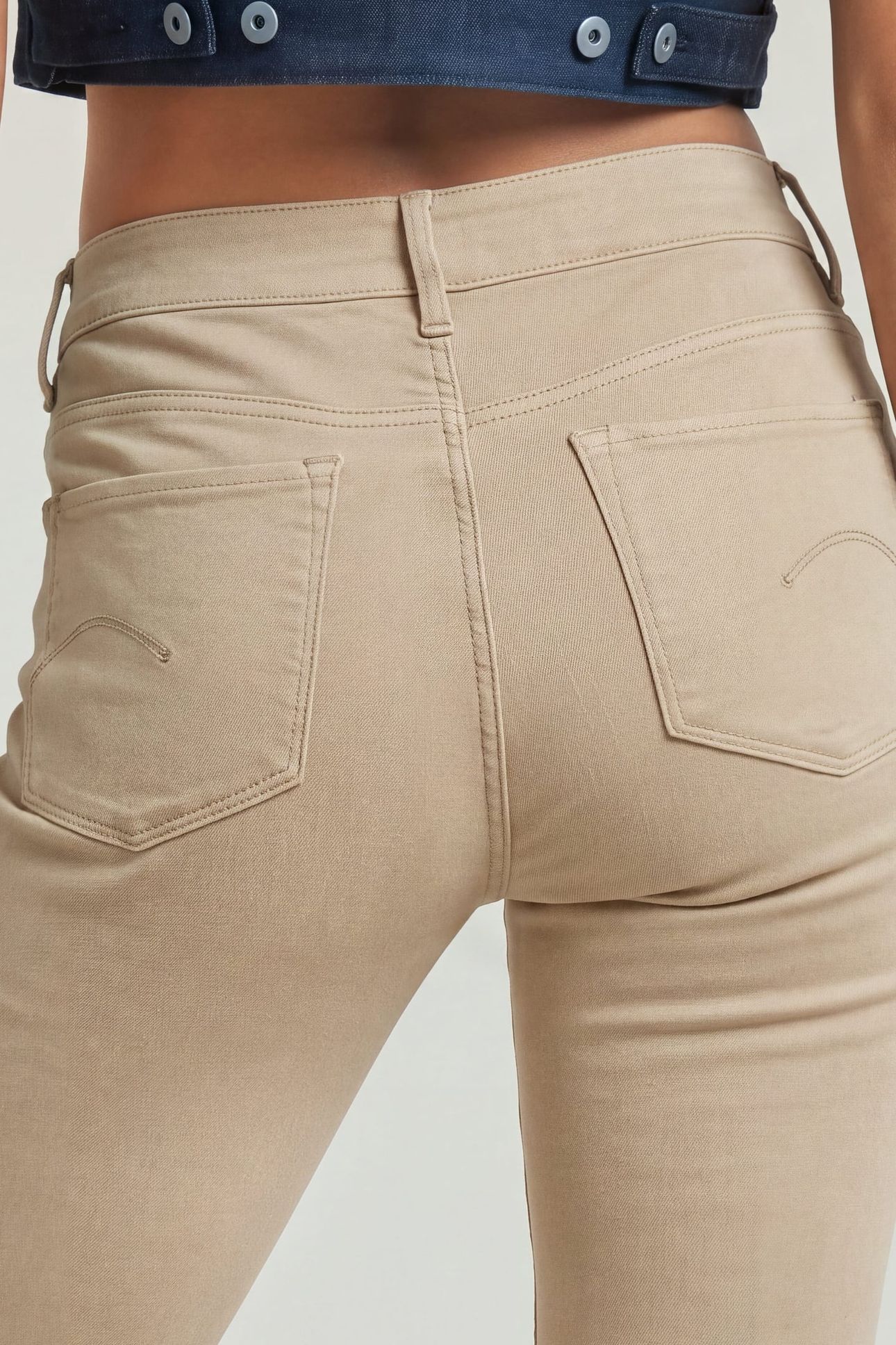 3301 FLARE CHINO BEIGE/KHAKI 5
