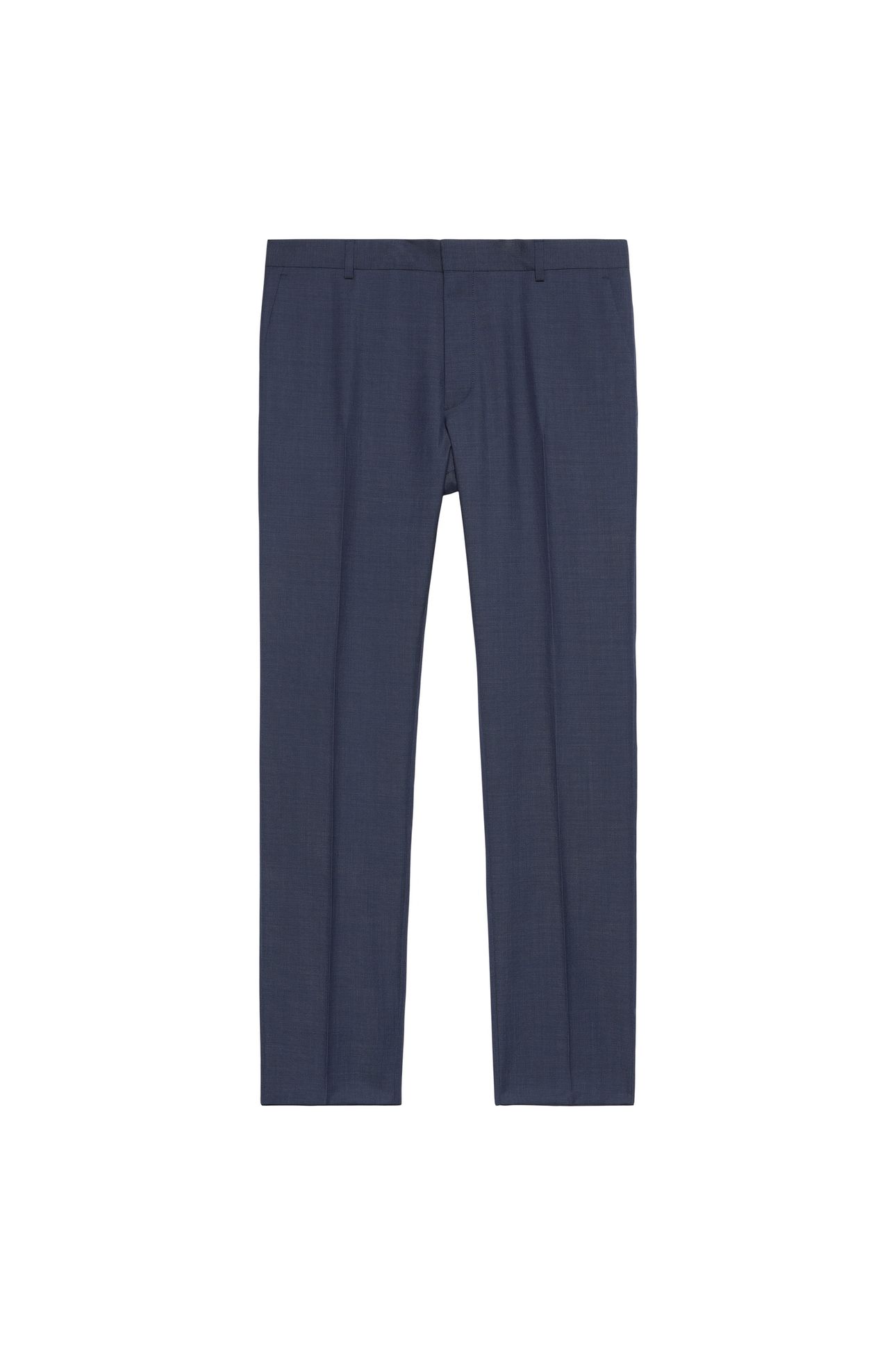 MICRO DOT SLIM TROUSERS SLATE BLUE 4