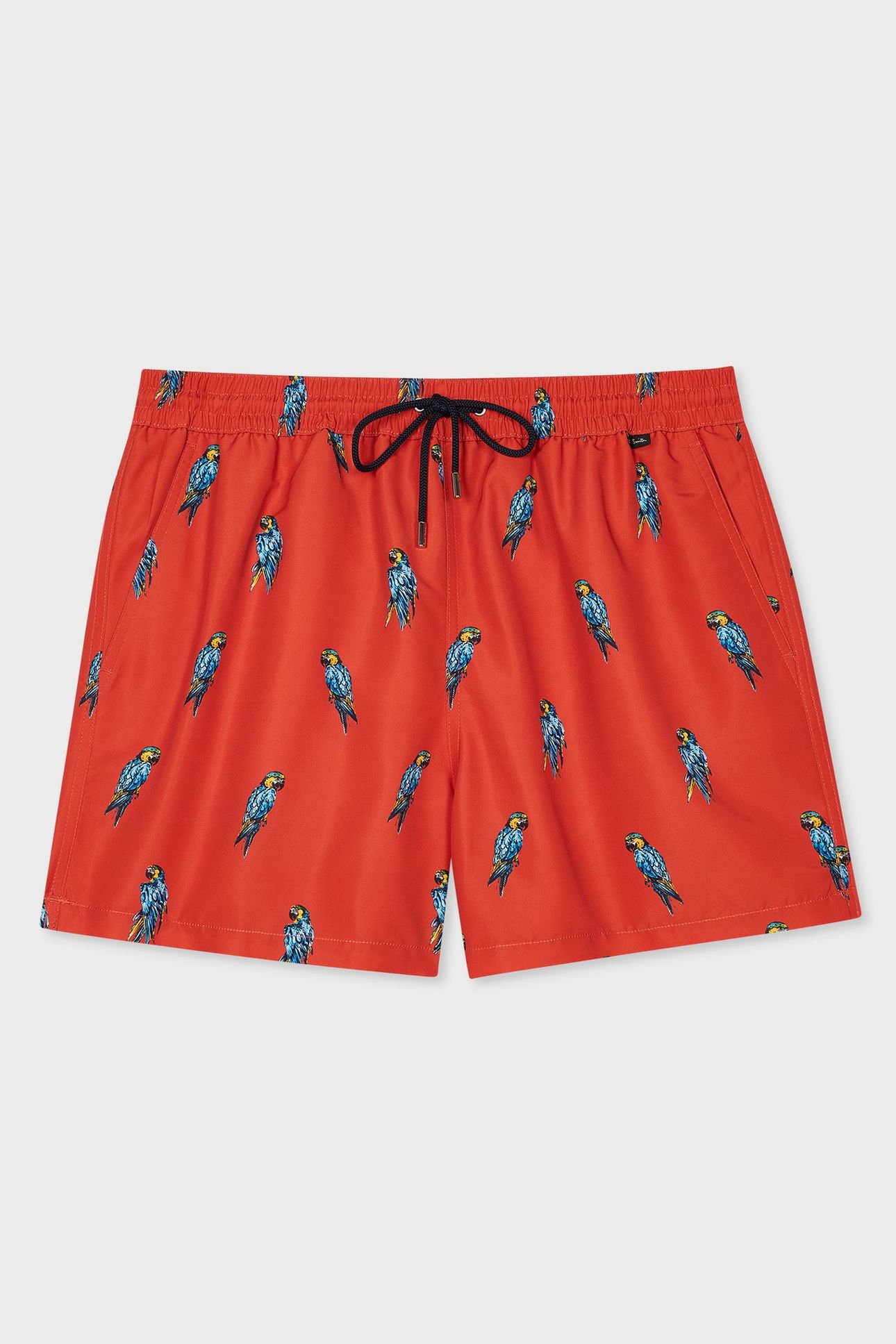 MEN SWIM SHORT PARROTS RED 1