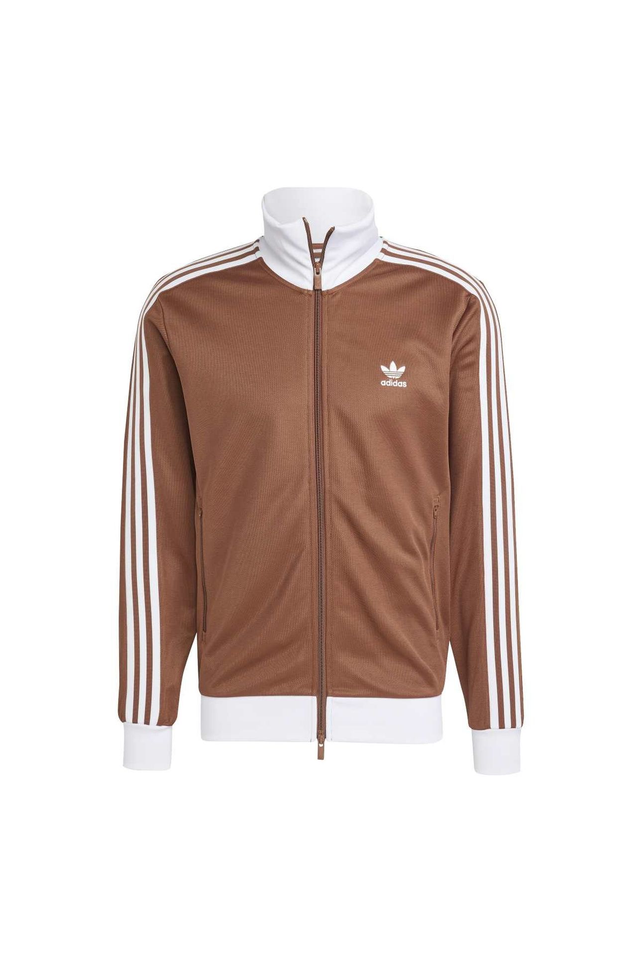UNISEX CLASSIC TRACK TOP PRELOVED BROWN 1
