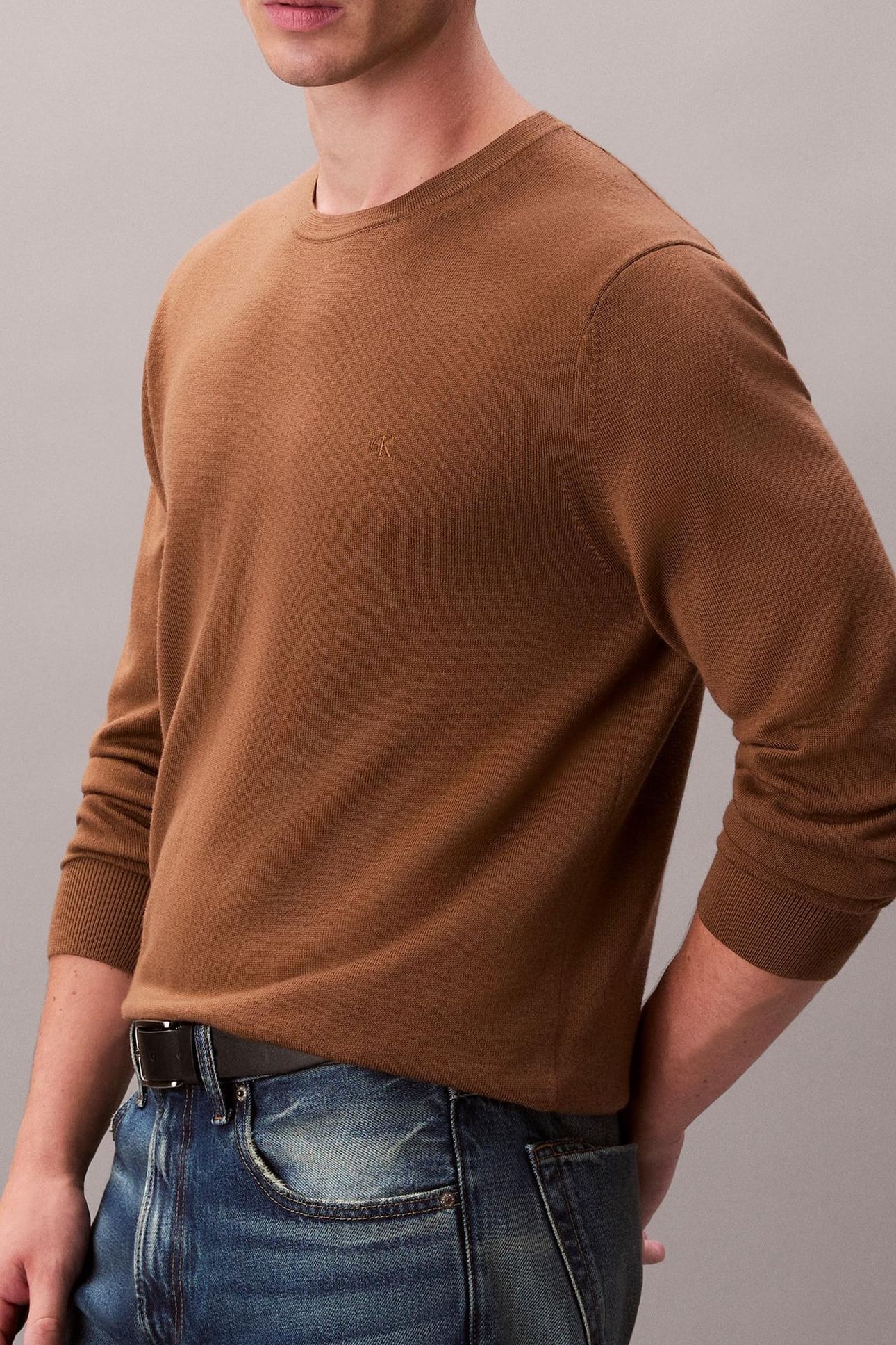 LS 100% MERINO CREW THRUSH 5