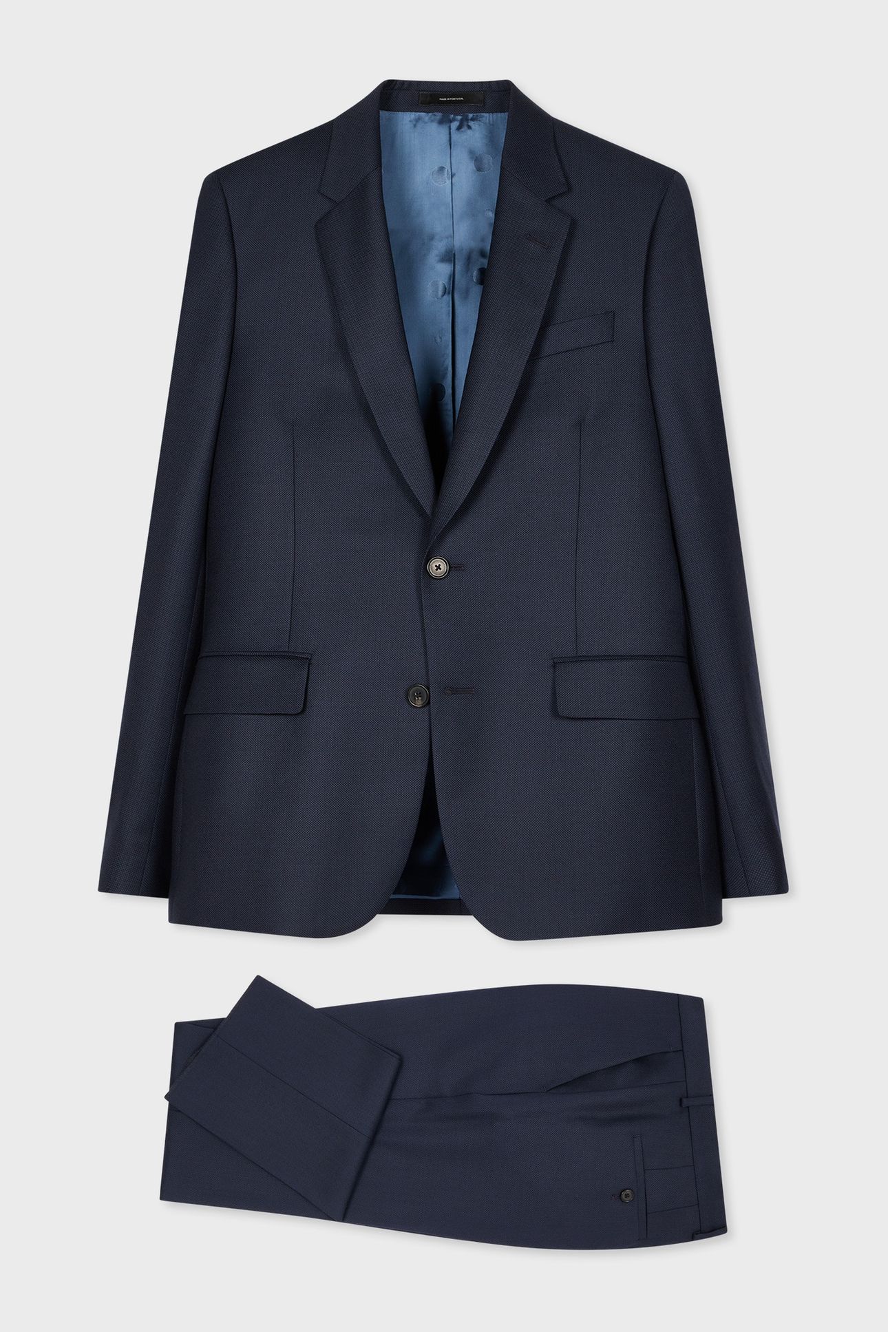 MENS TAILORED FIT 2 BUTTON SUIT VERY DARK NAVY 1
