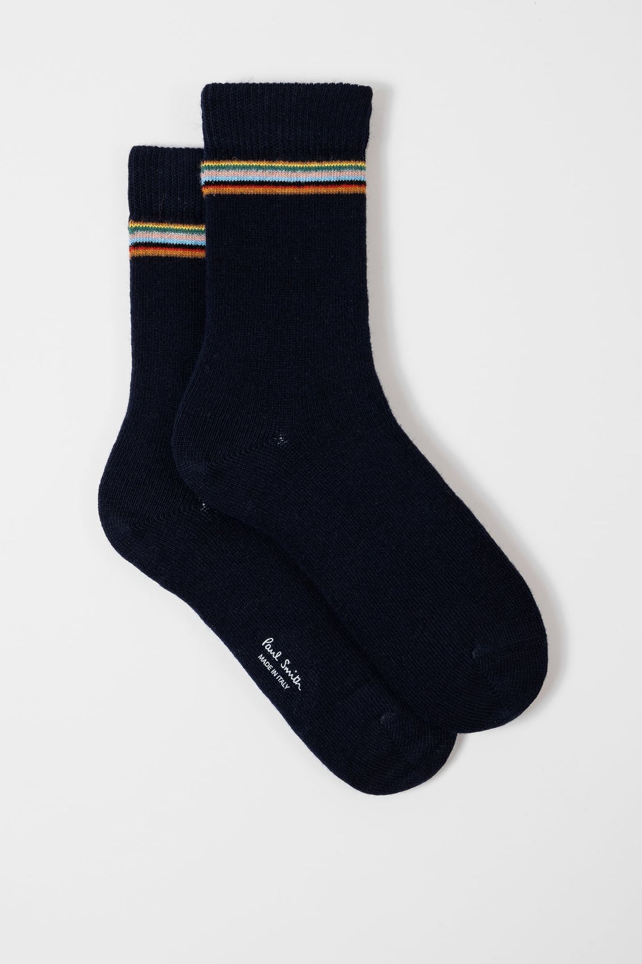 WOMEN SOCK SIGNATURE WOOLY NAVY 1