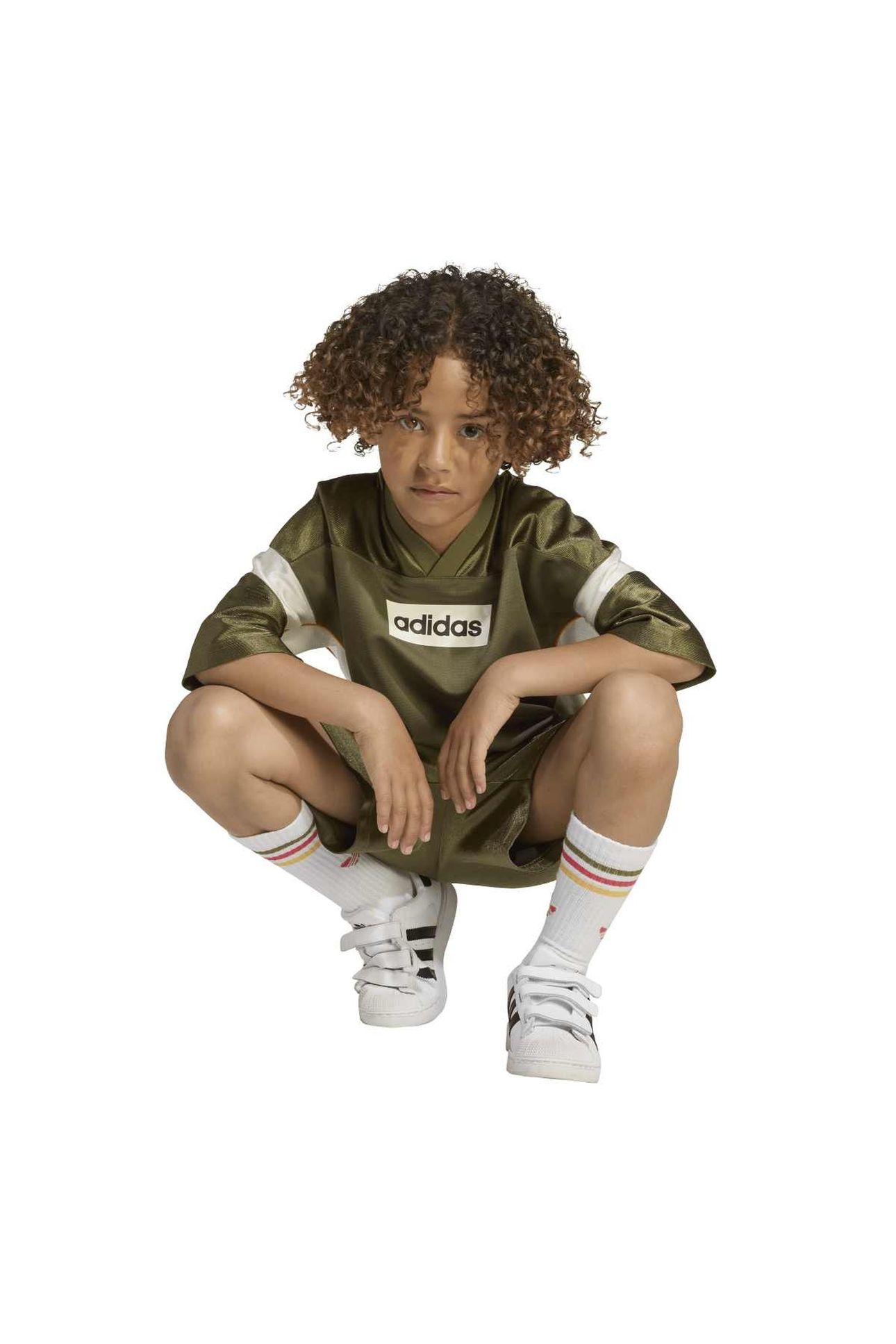 KIDS SHORT TEE SET FOCUS OLIVE 9