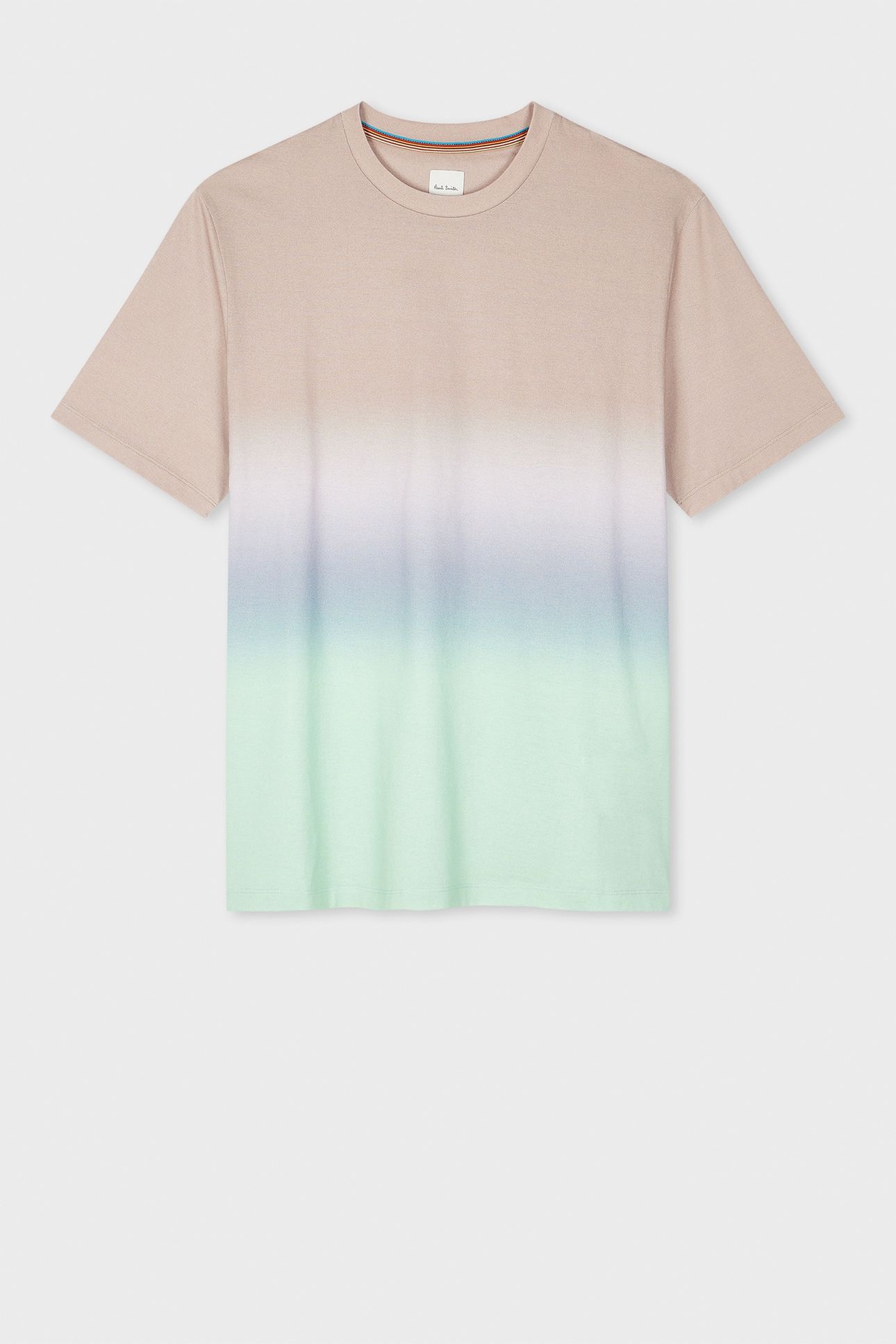 MENS STRIPE PRINT TSHIRT MAUVE 3