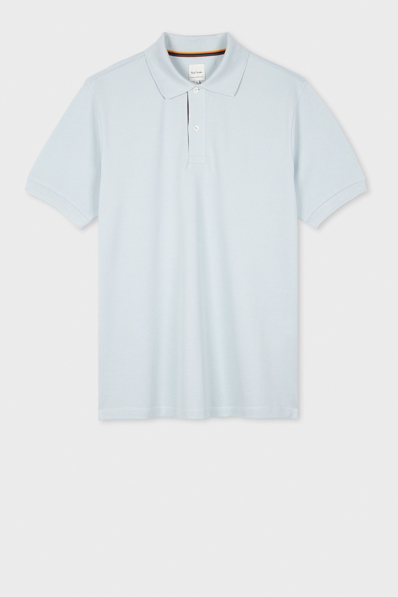 GENTS POLO SHIRT STR PLACKET LIGHT BLUE 1