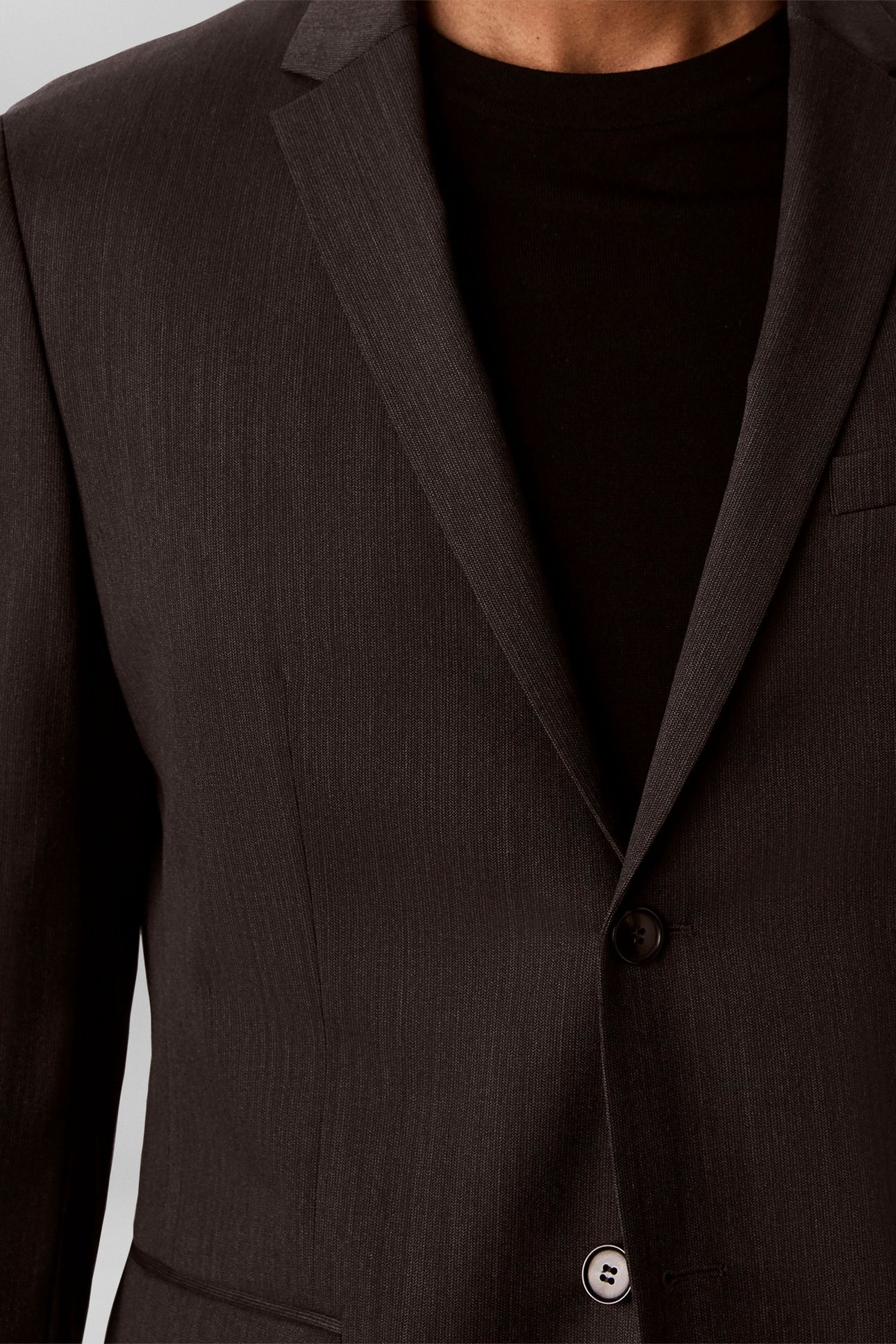 LS MICRO HERRINGBONE BLAZER VOLCANIC ASH 6