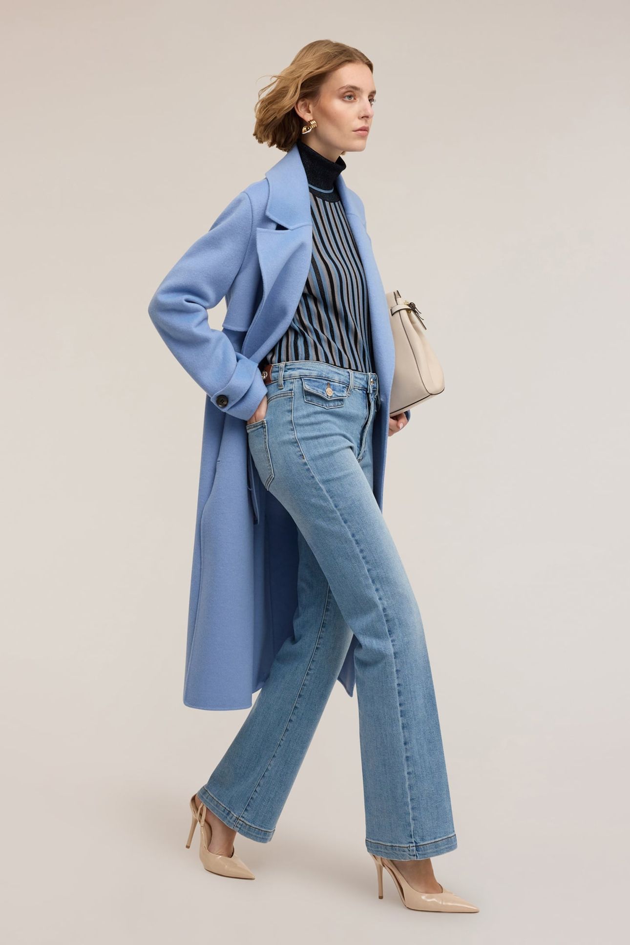 LIGHT BLUE FLARE JEANS LIGHT BLUE 3