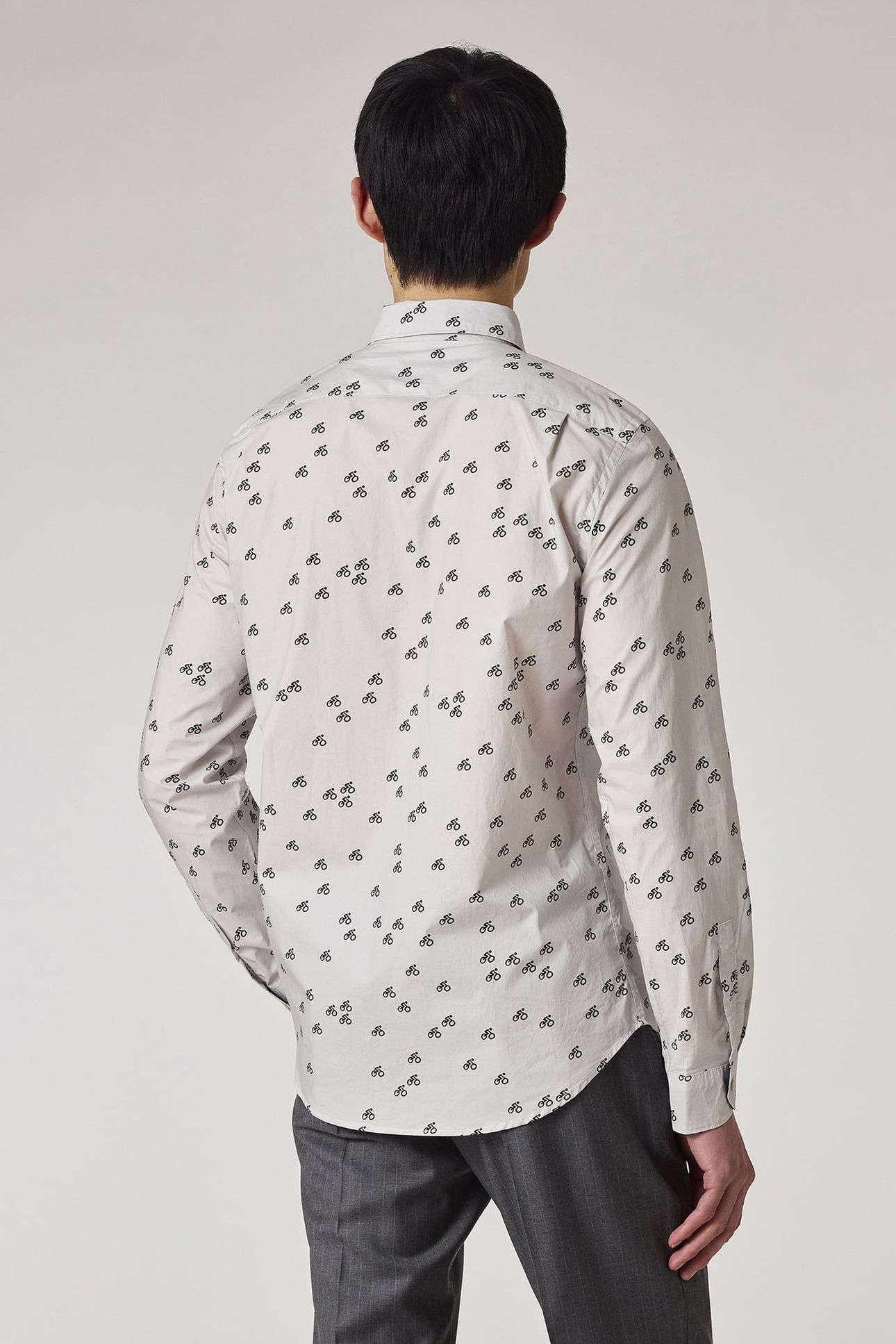 MENS LS TAILORED FIT SHIRT WHITE 3
