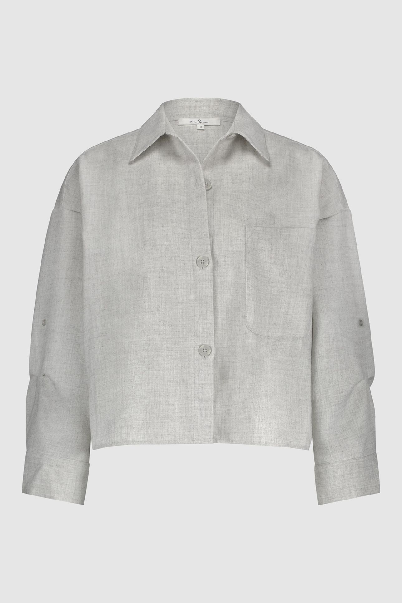 GIRLS BLAIR BLOUSE LIGHT GREY MELANGE 1