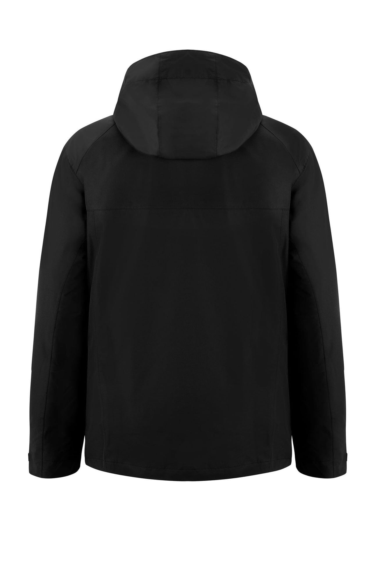 UNISEX HEAVY RAIN JACKET TOP LAYER ALL BLACK 4
