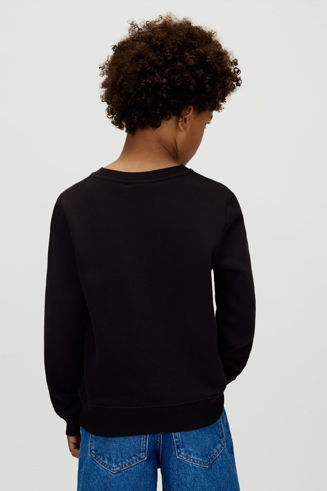 BOYS FESTIVE MONO SWEATSHIRT BLACK 2