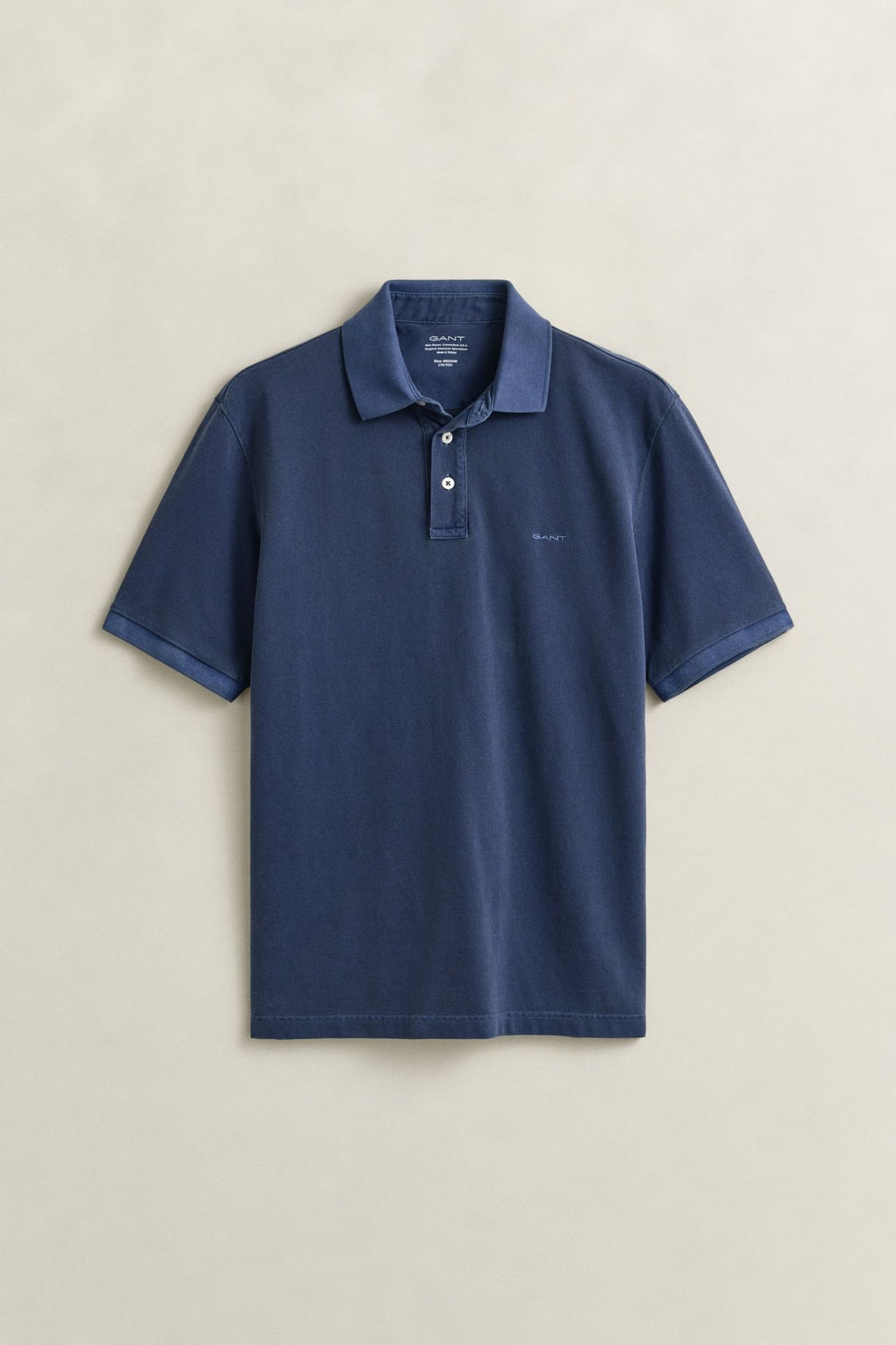 SUNFADED SS POLO PERSIAN BLUE 7