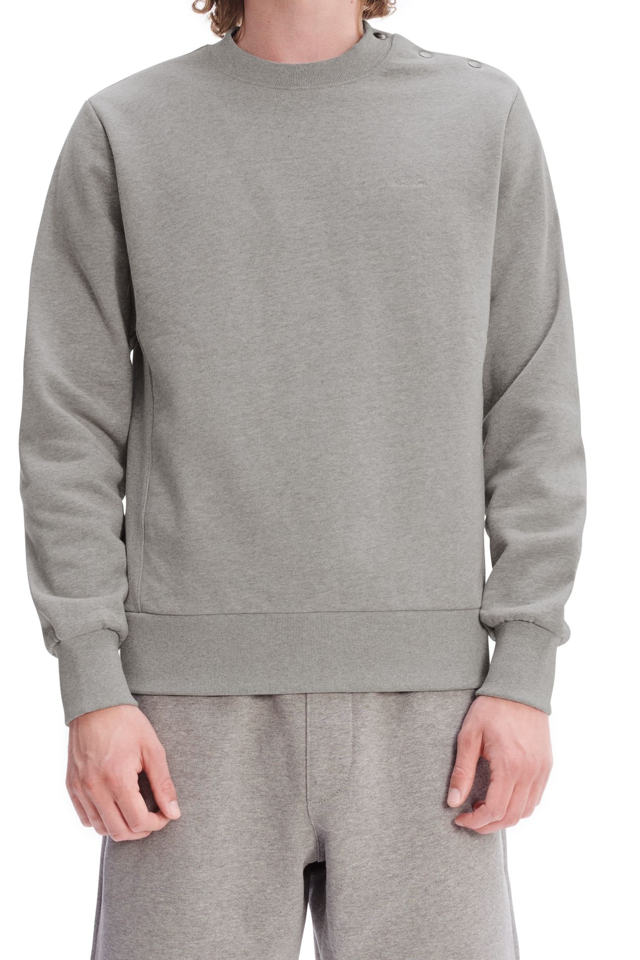 UNISEX SWEATSHIRT MATTEO HEATHERED GREY 1
