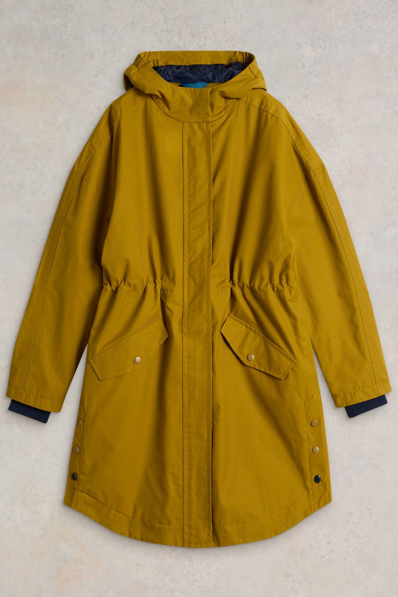 WINNIE WATERPROOF COAT DARK CHARTREUSE 4