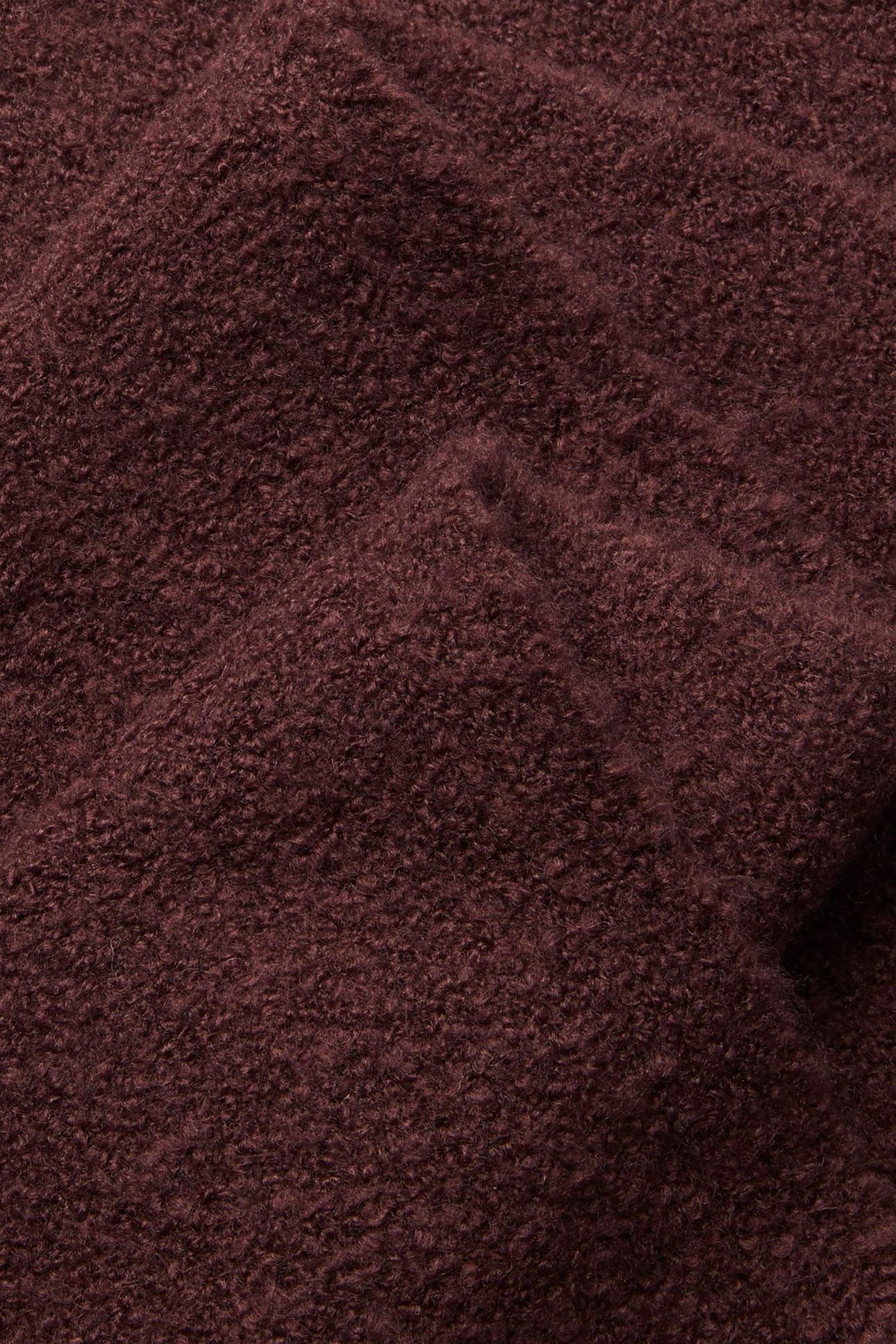 CK PATCH BOUCLE SCARF FUDGE 3