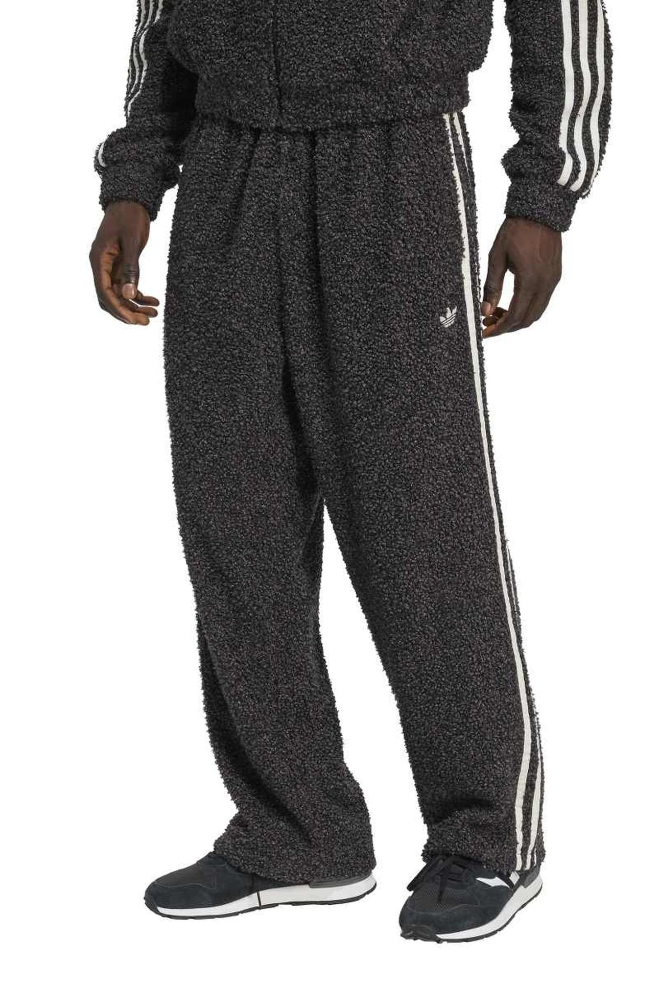 UNISEX BOUCLE FB TRACK PANTS BLACK 2
