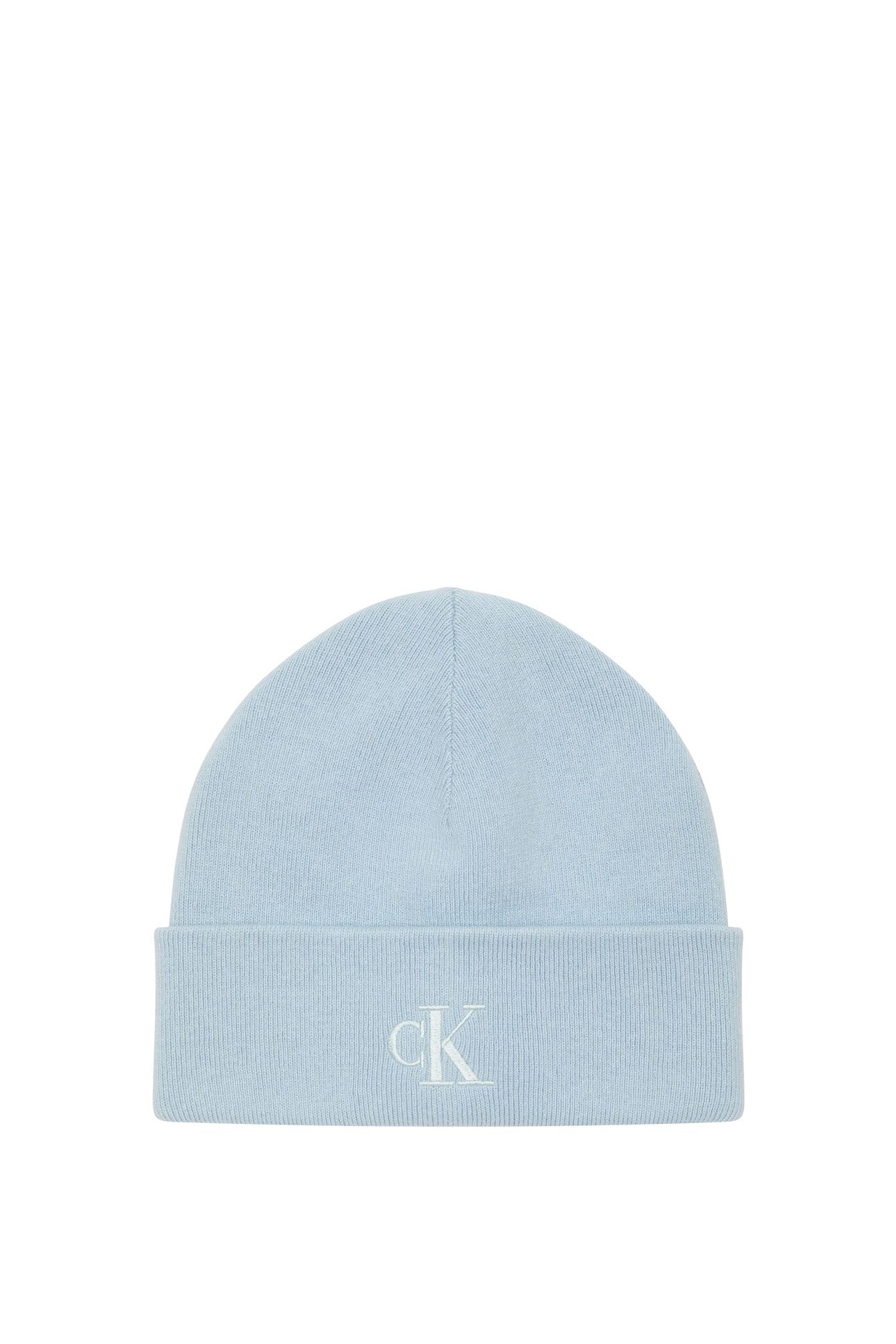 CK FINE RIB BEANIE PALEST BLUE 3