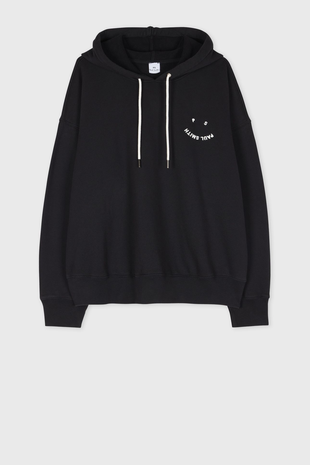 WOMENS HOODIE PS HAPPY BLACK 1