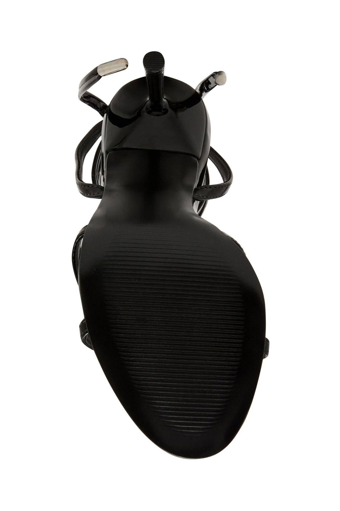 NERI SANDALS BLACK PATENT 7