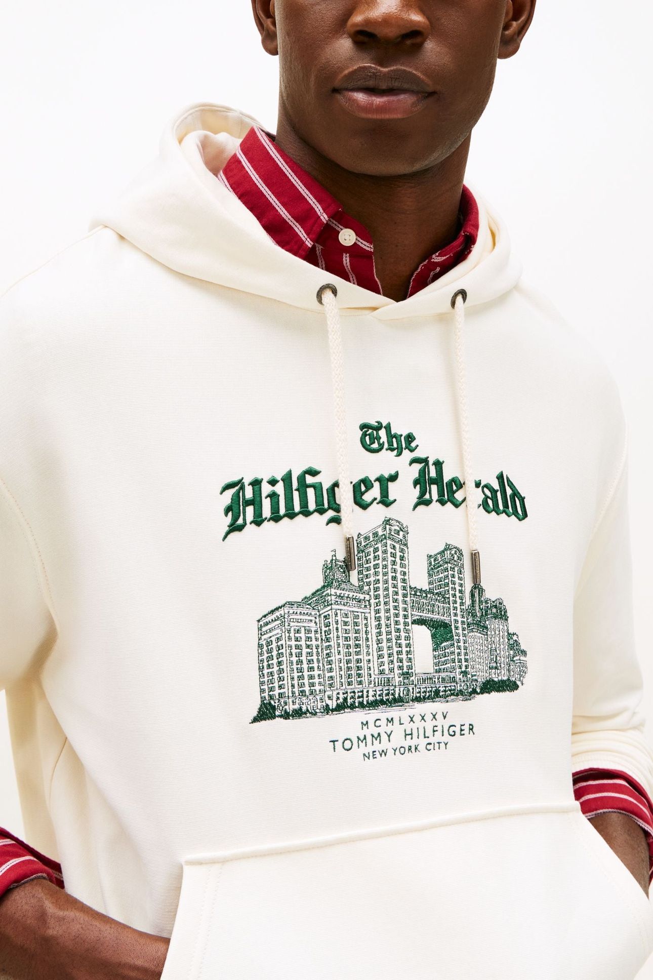HERALD SKYLINE HOODY IVORY PETAL 5