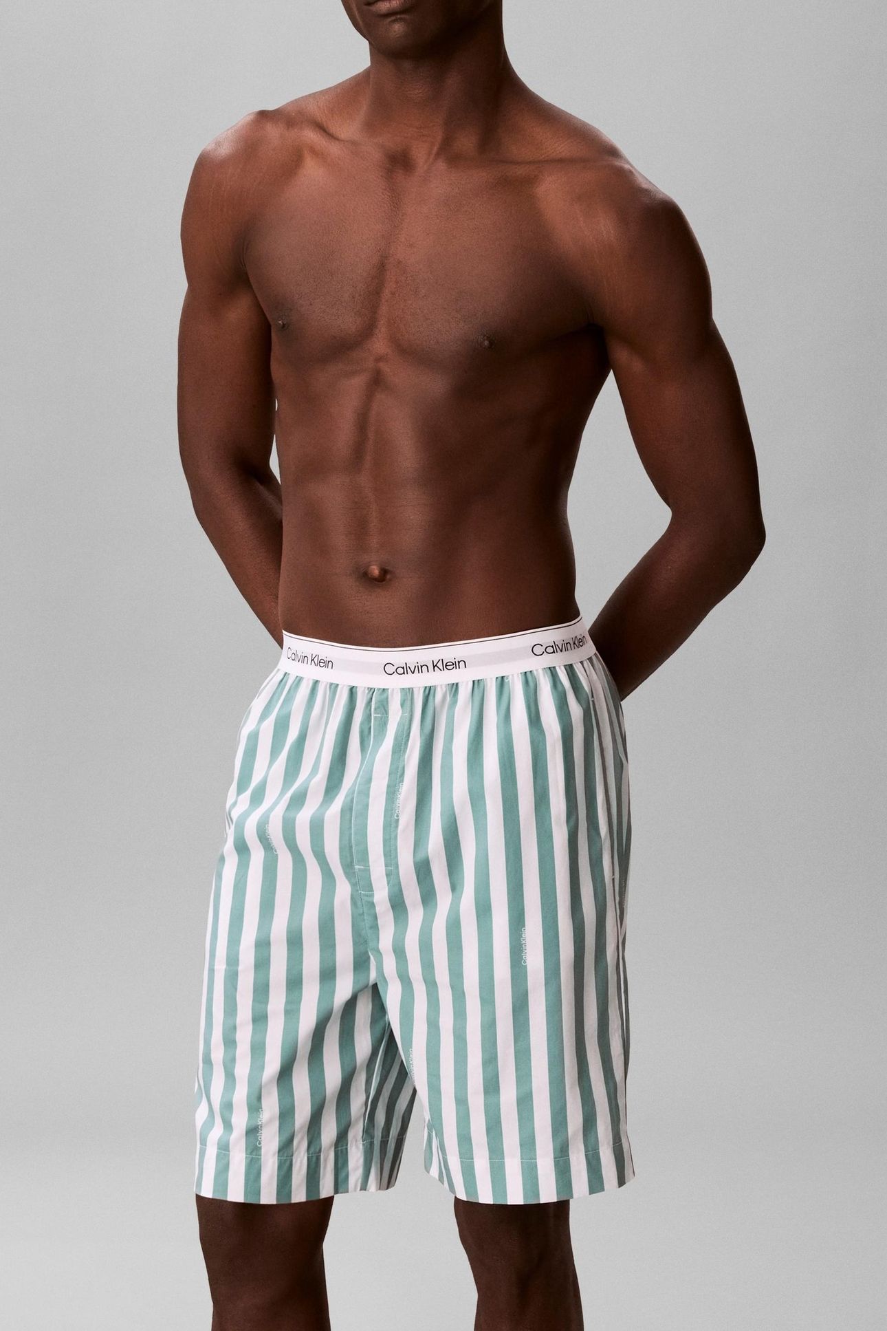 SLEEP SHORT VERTICAL BOARDWALK LOGO STRIPE 1