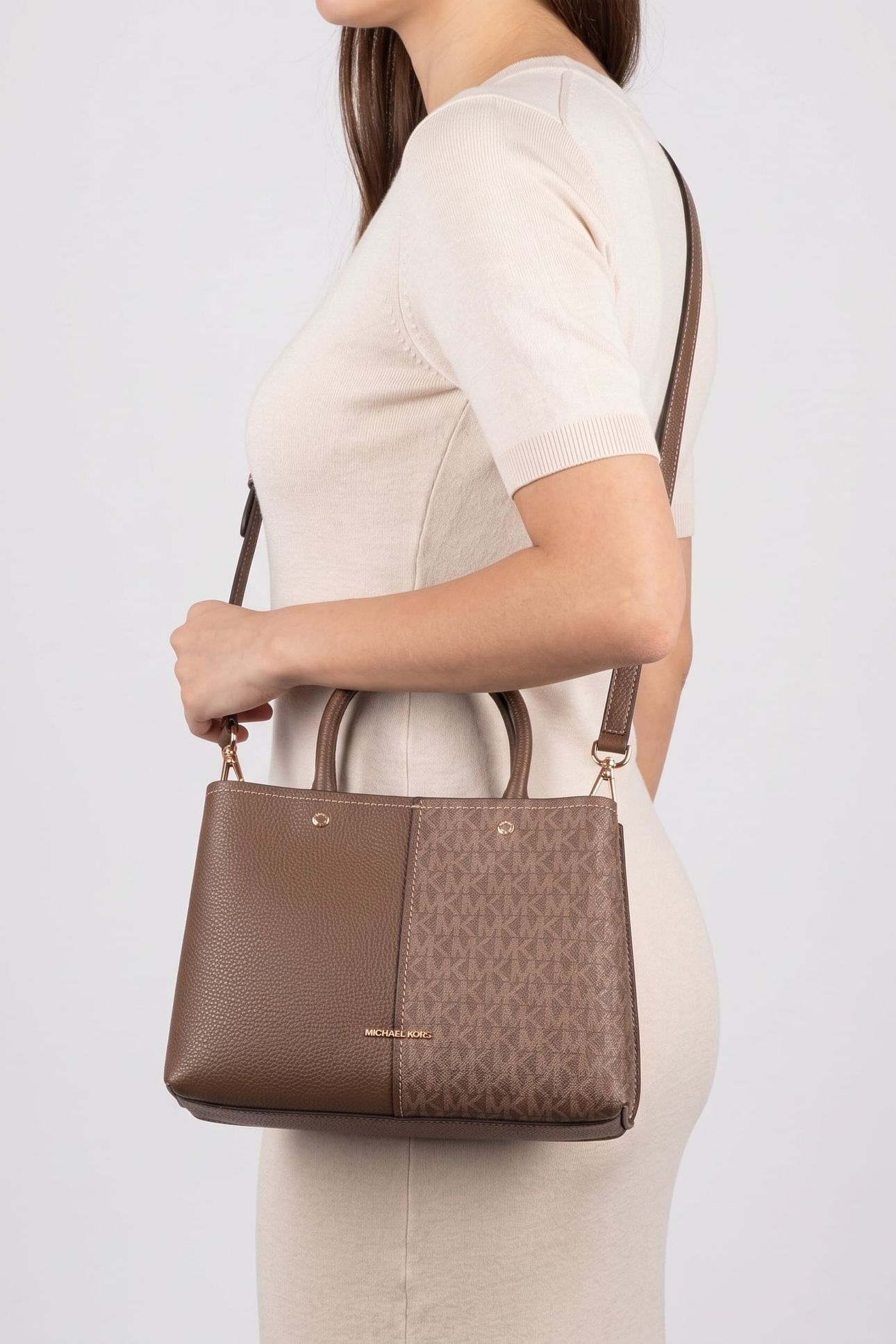 MEDIUM SATCHEL CARAMEL 3