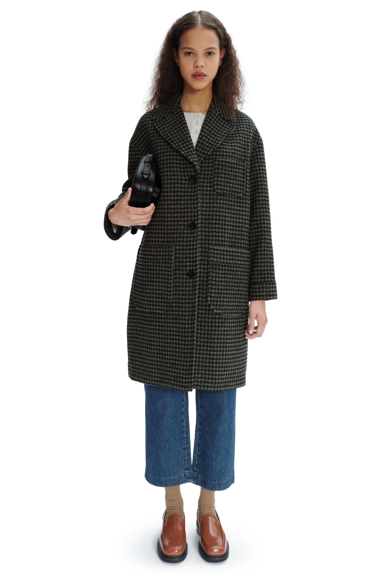COAT NINA GREY GREEN 1