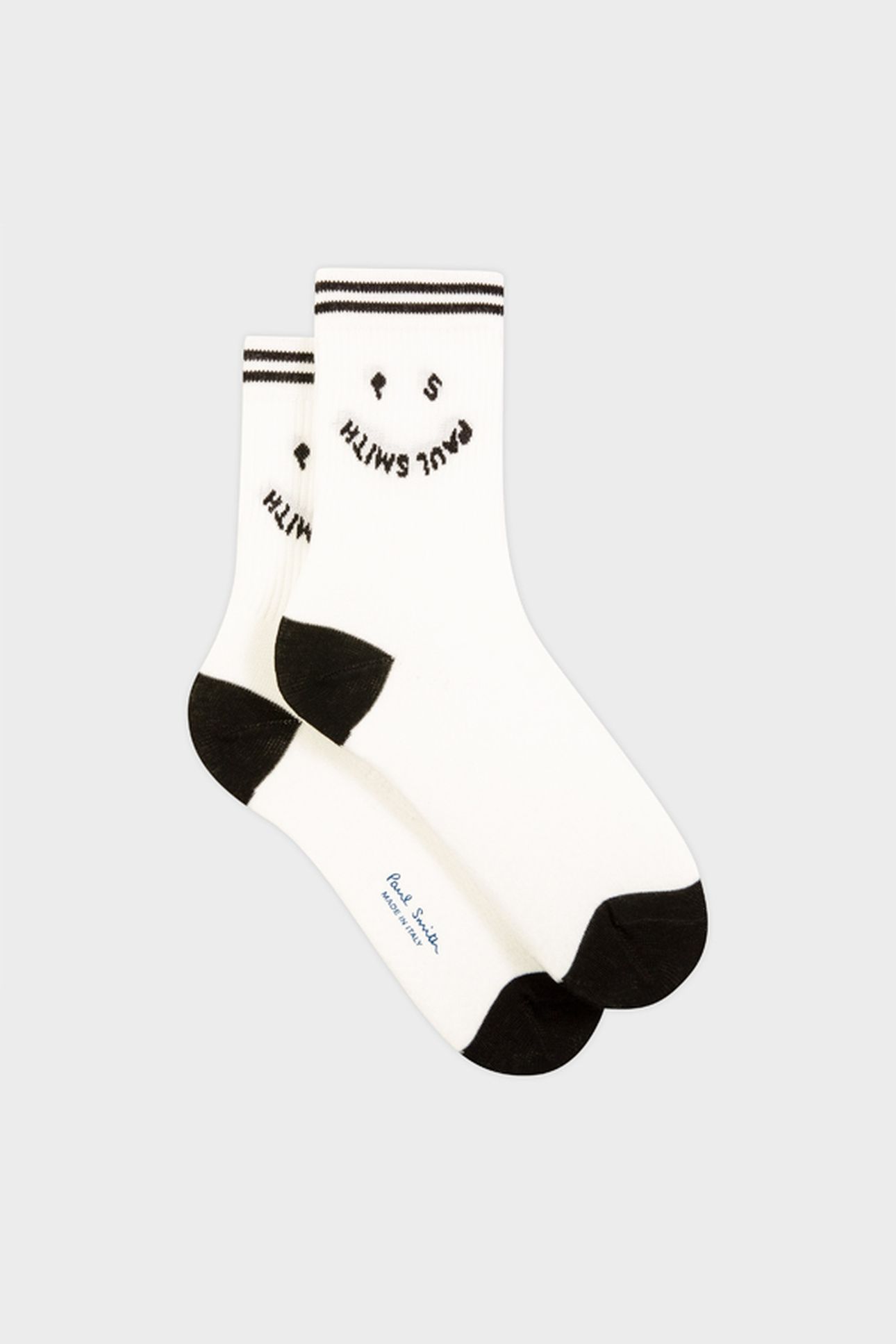 WOMEN SOCK RIB HAPPY OFF WHITE 3