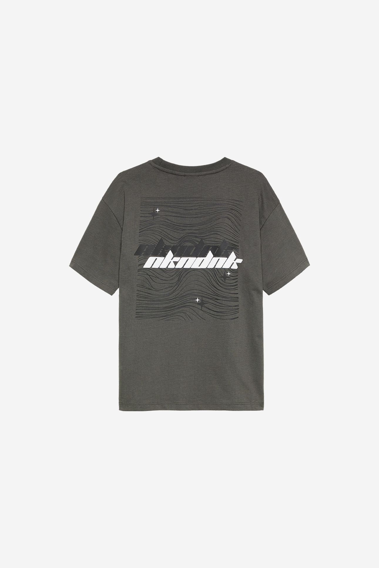 WEBBING T-SHIRT CHARCOAL 2
