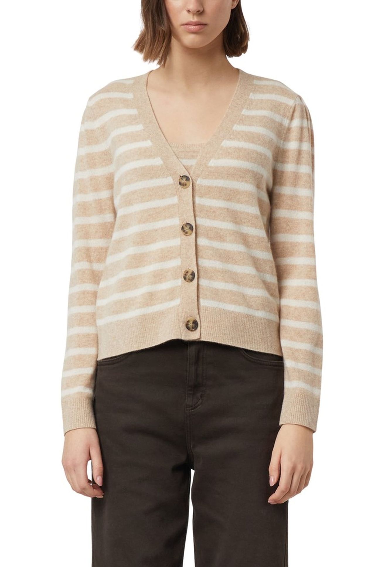 COMMA CARDIGAN BEIGE 1