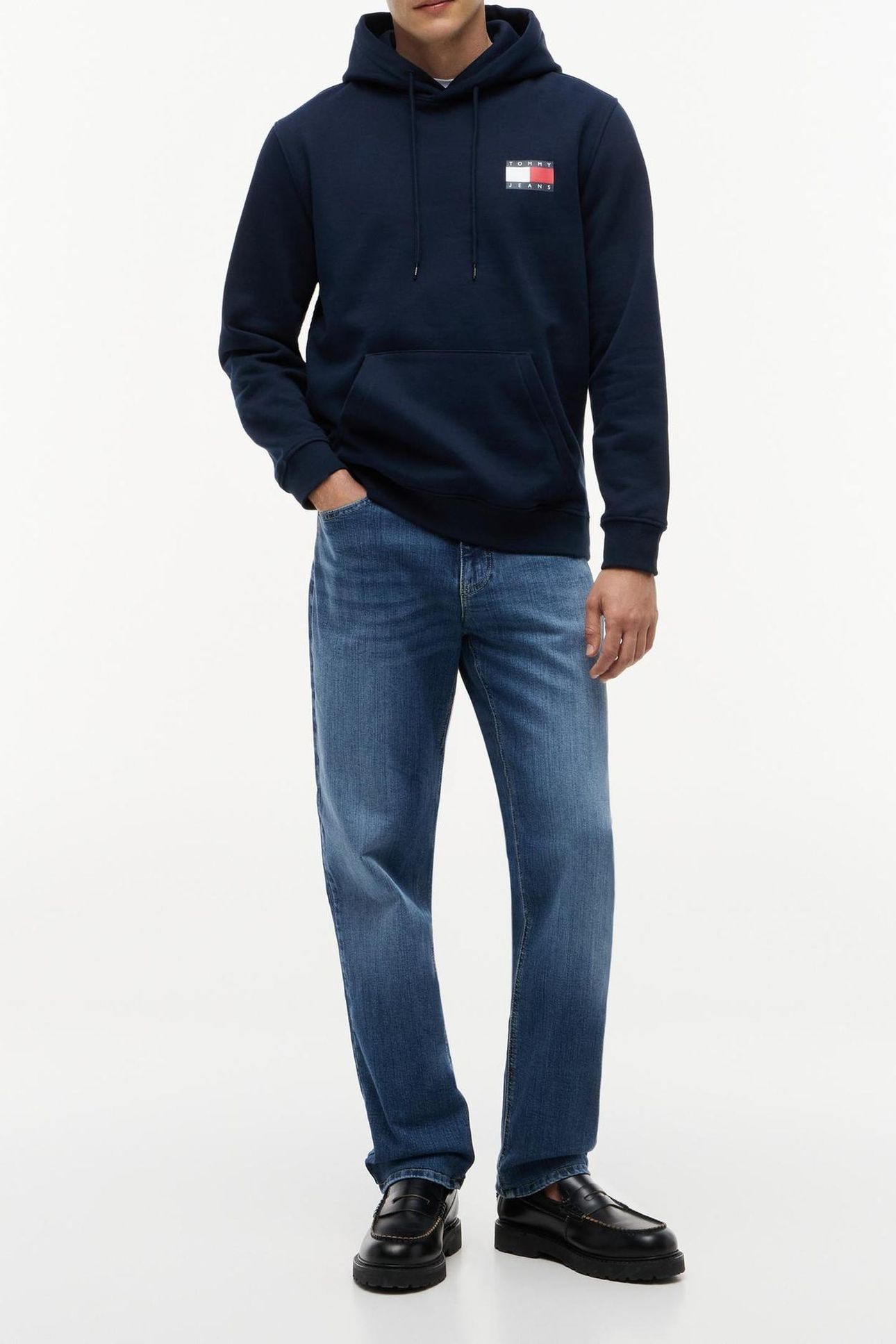 TJM REG ESSENTIAL SWEATSHIRT DARK BLUE 3