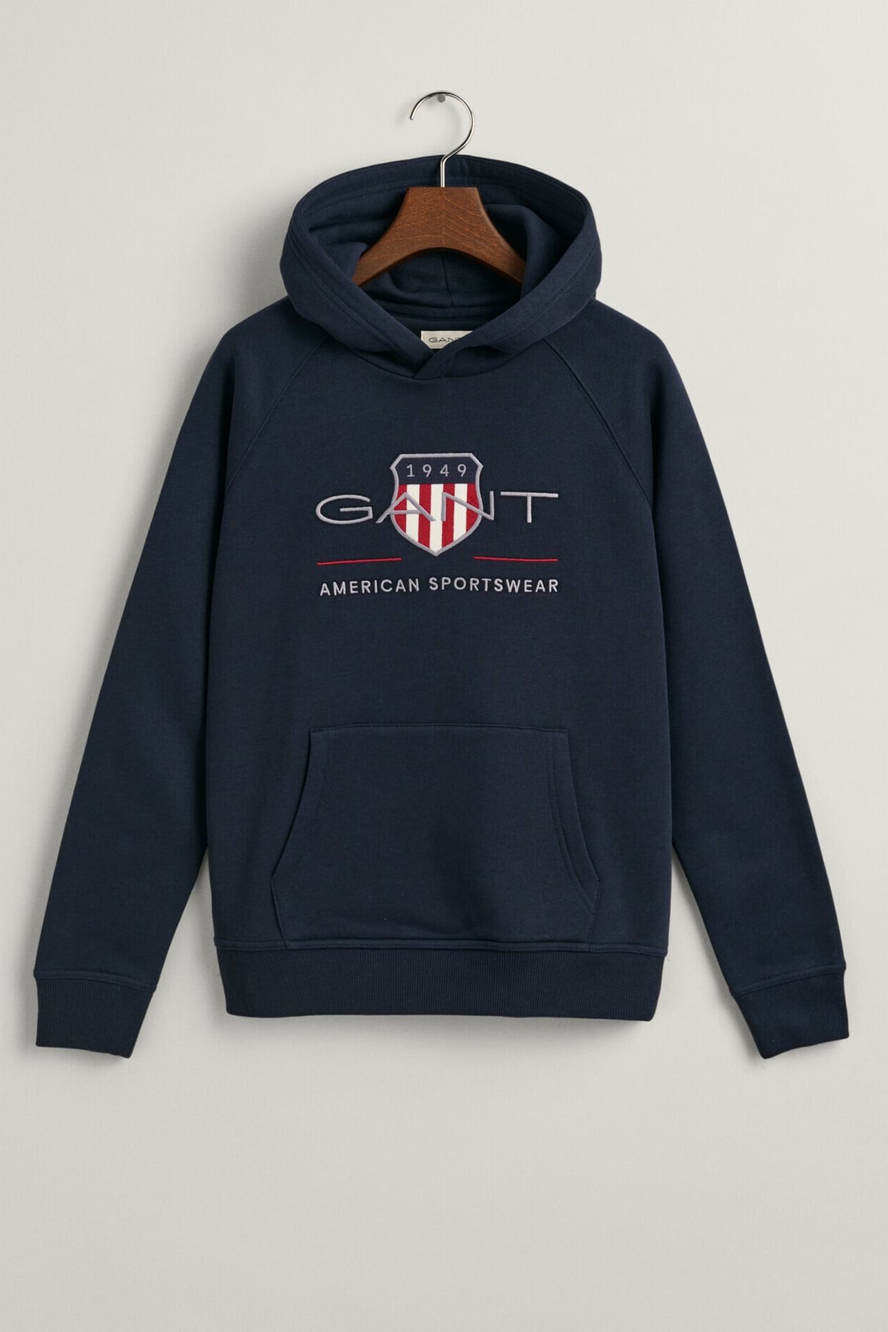 TEEN UNISEX ARCHIVE SHIELD HOODIE EVENING BLUE 4