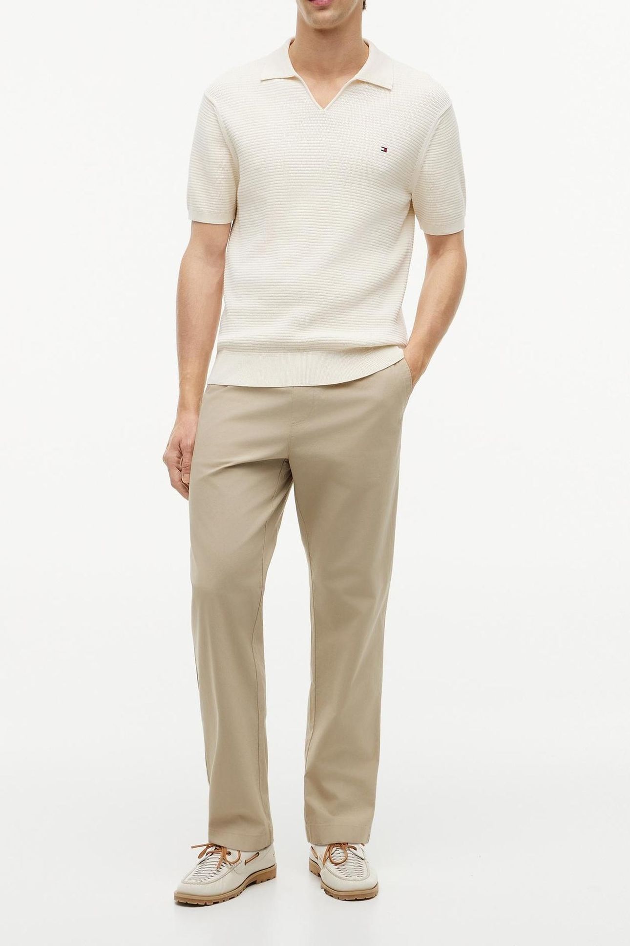 SEASONAL STRUCTURE SWEATER IVORY PETAL 2