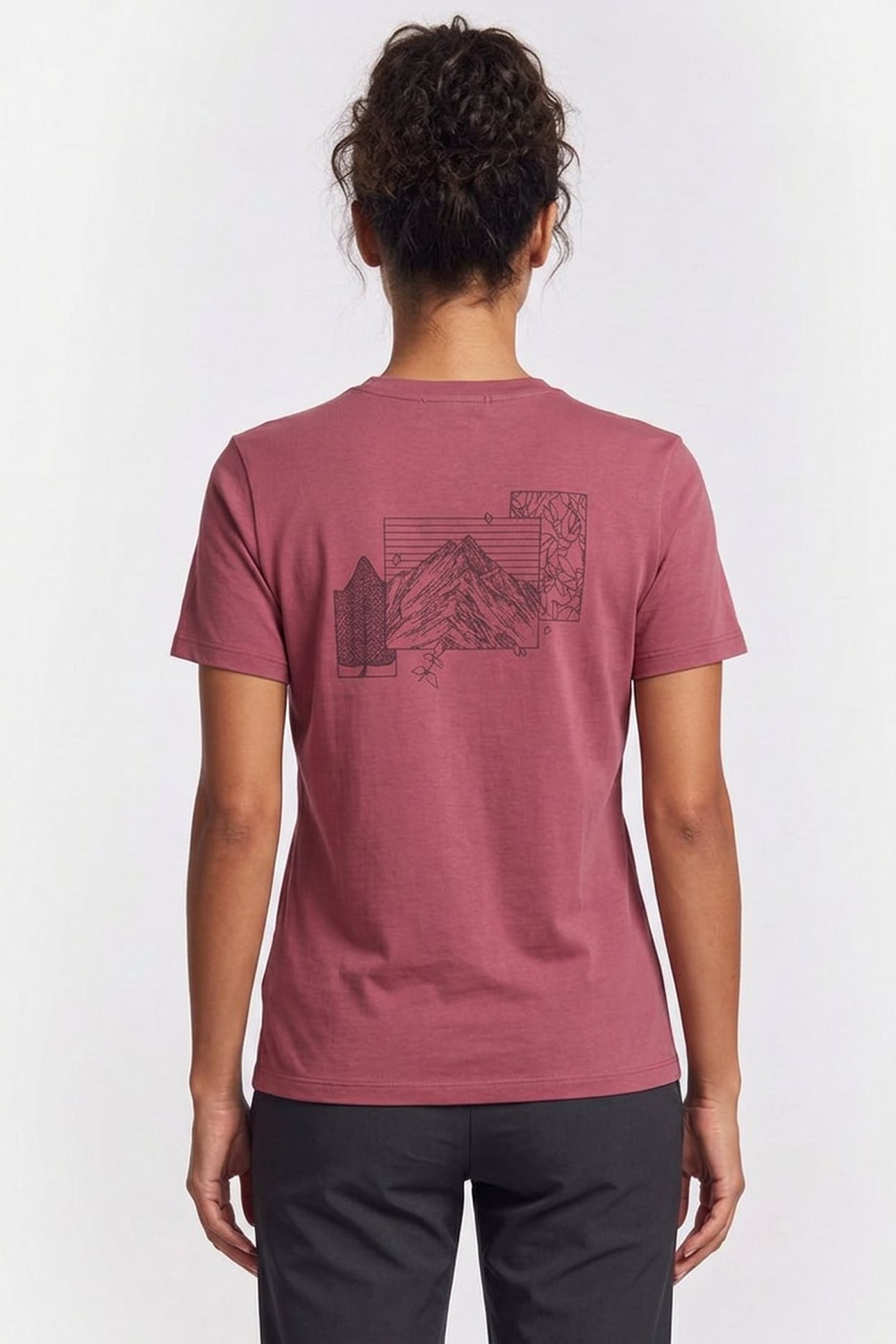 VONNAN GRAPHIC T RIDGE LEAF RAISIN 2