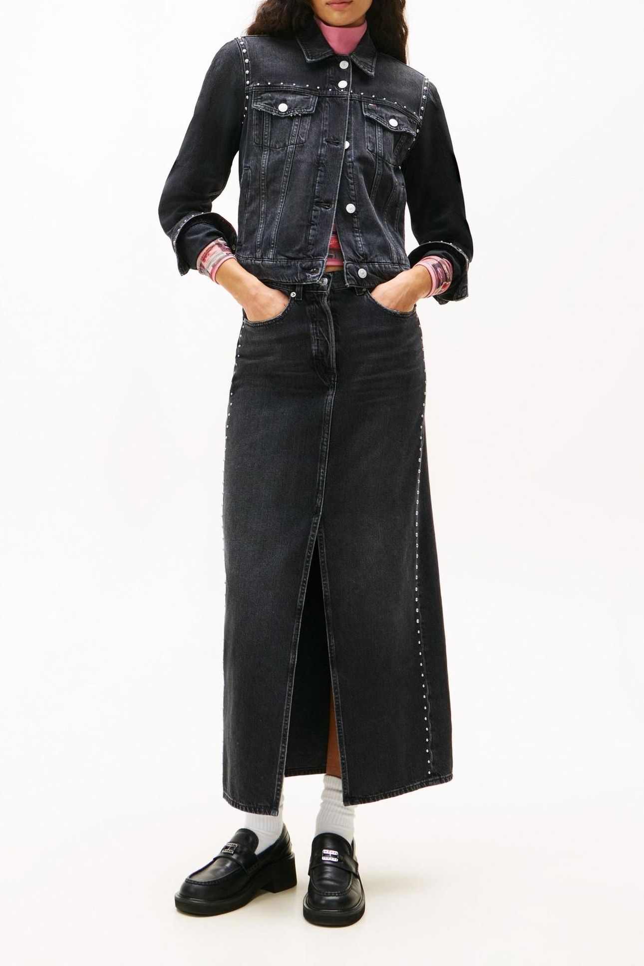 CLASSIC TRUCKER JACKET DENIM BLACK 3
