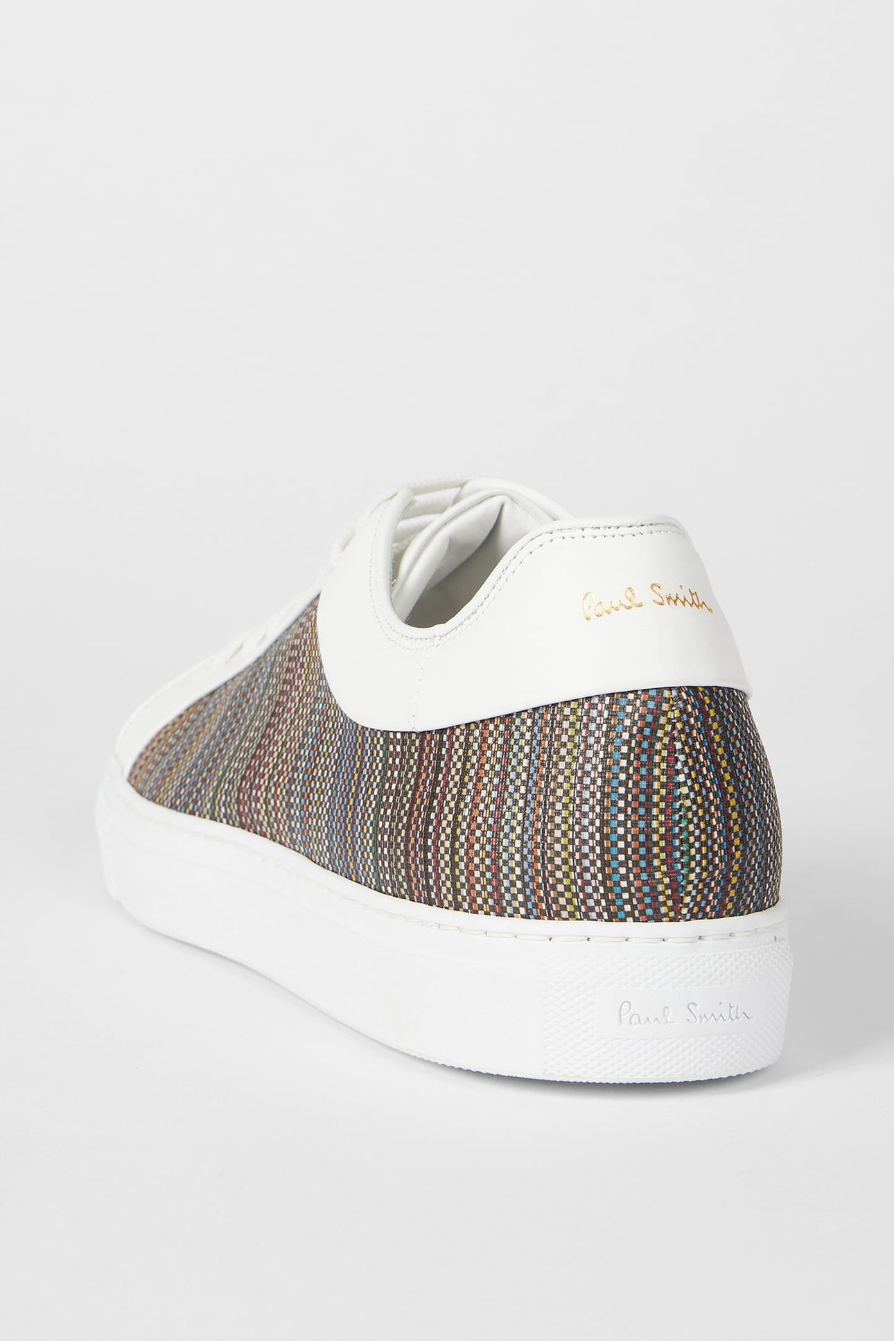 MENS SHOE BASSO SIGNATURE STRIPE MULTI COLOURED 7