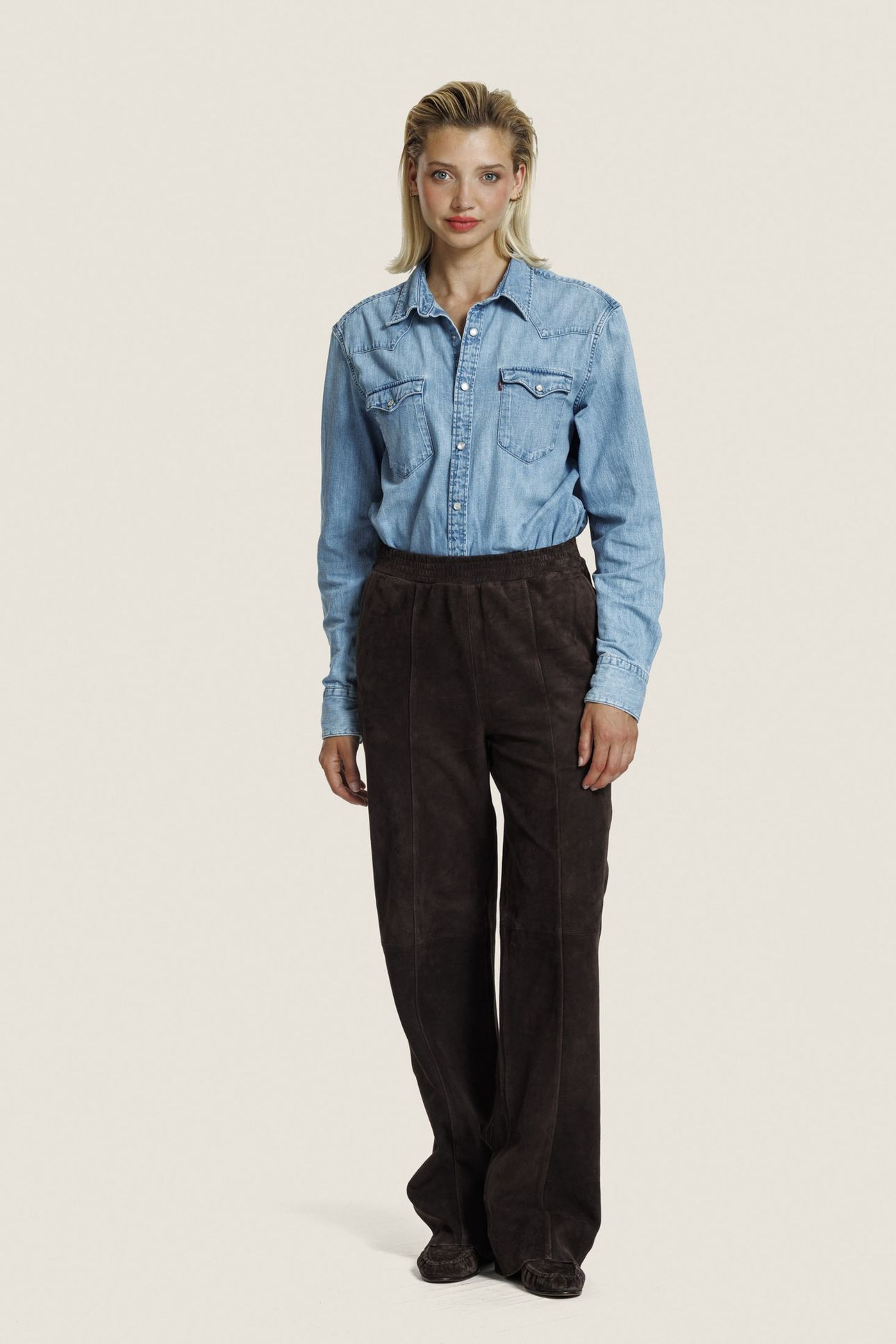 LUCCA TROUSER DARK BROWN 3