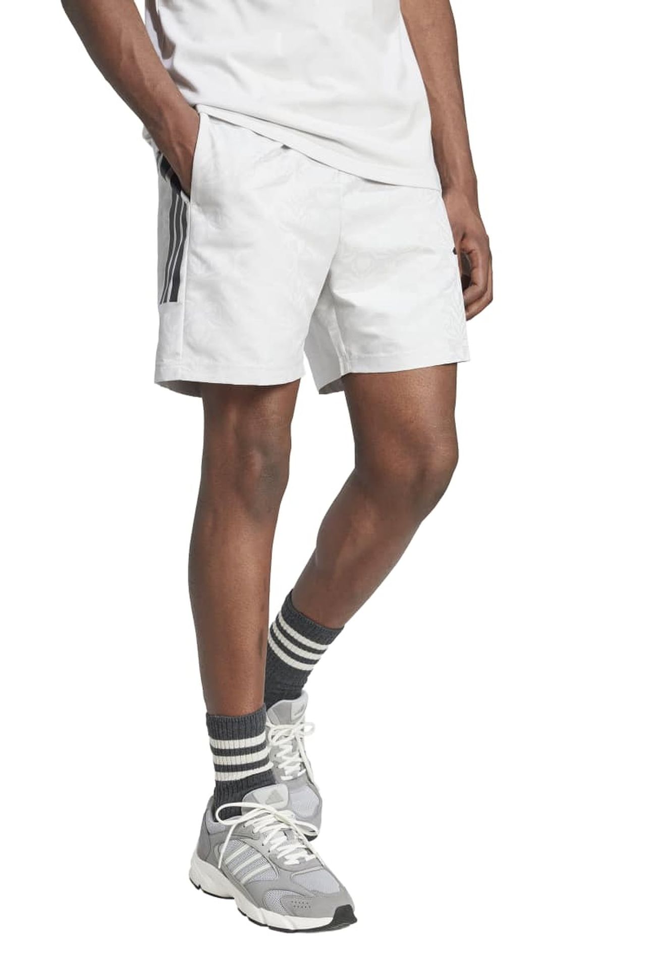 UNISEX TIRO WV SHORTS GREY ONE 4