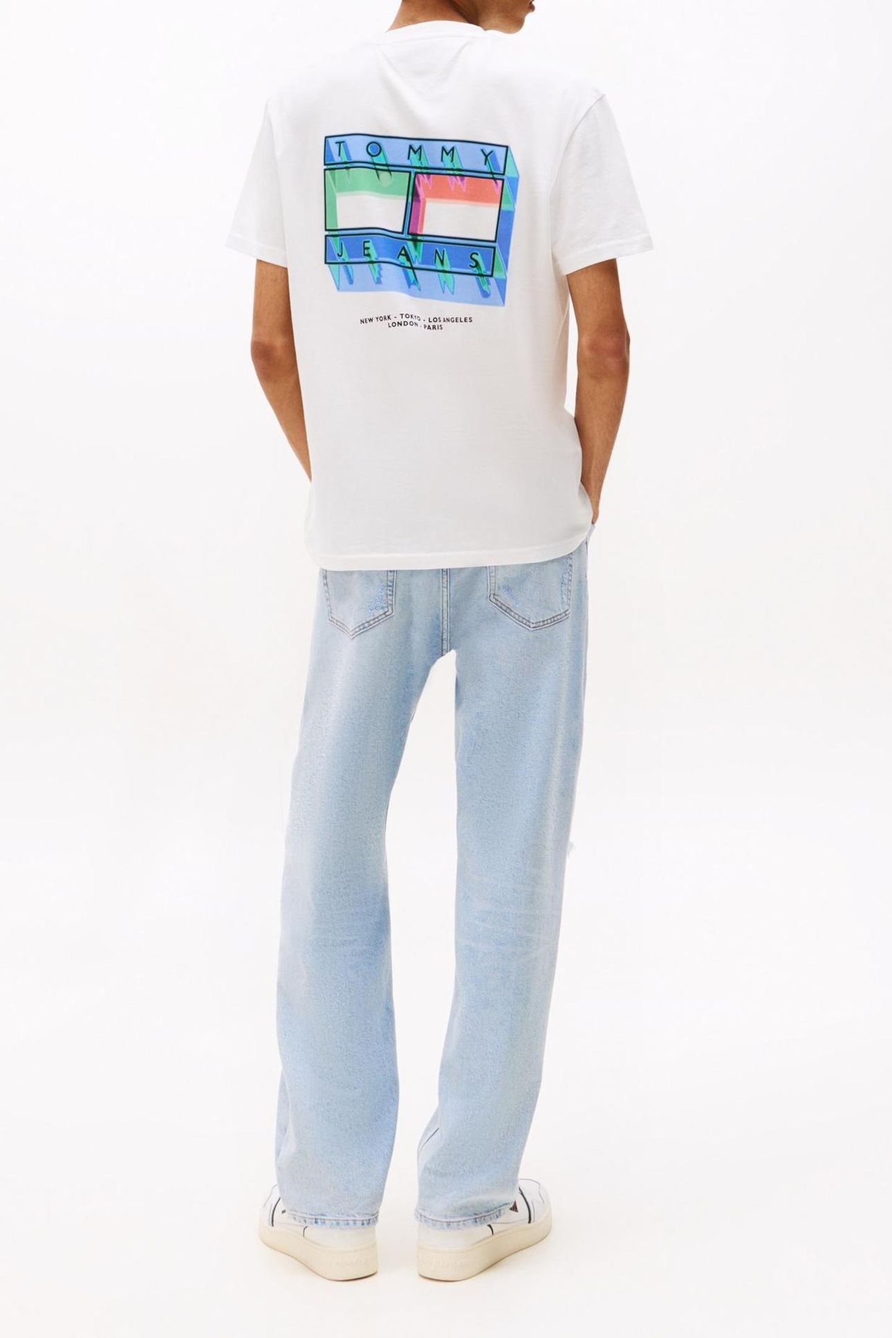 TJM REG DNA FLAG PLAY TEE ECRU 2